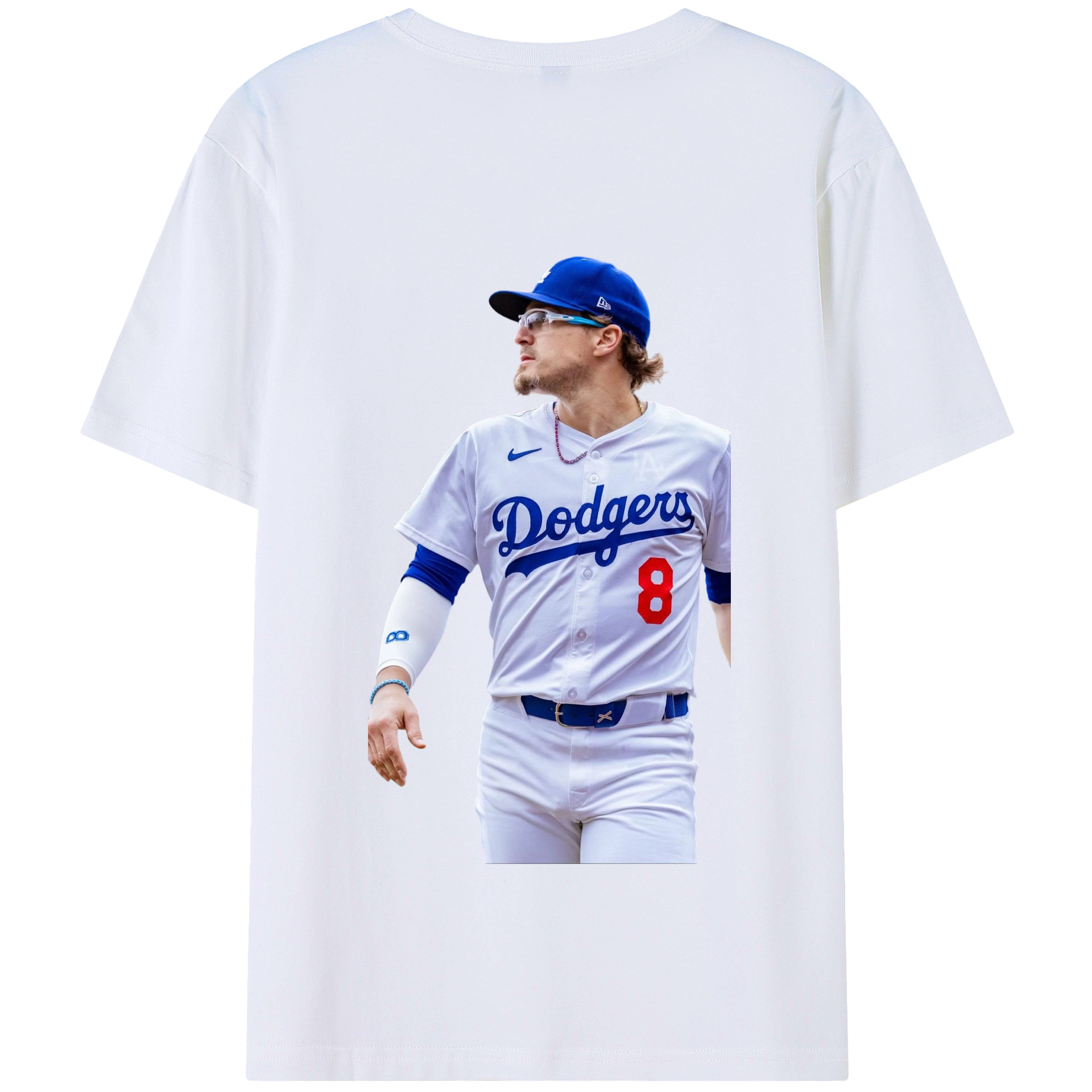  180g Combed Cotton T-Shirt With Back Heat Transfer Print – Soft, Lightweight, Fitted Design – Stylish Casual Wear For Sports & Everyday Use