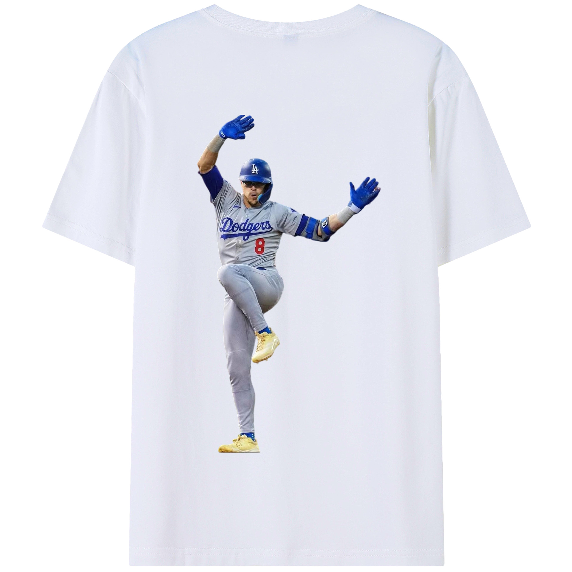  180g Combed Cotton T-Shirt With Back Heat Transfer Print – Soft, Lightweight, Fitted Design – Stylish Casual Wear For Sports & Everyday Use