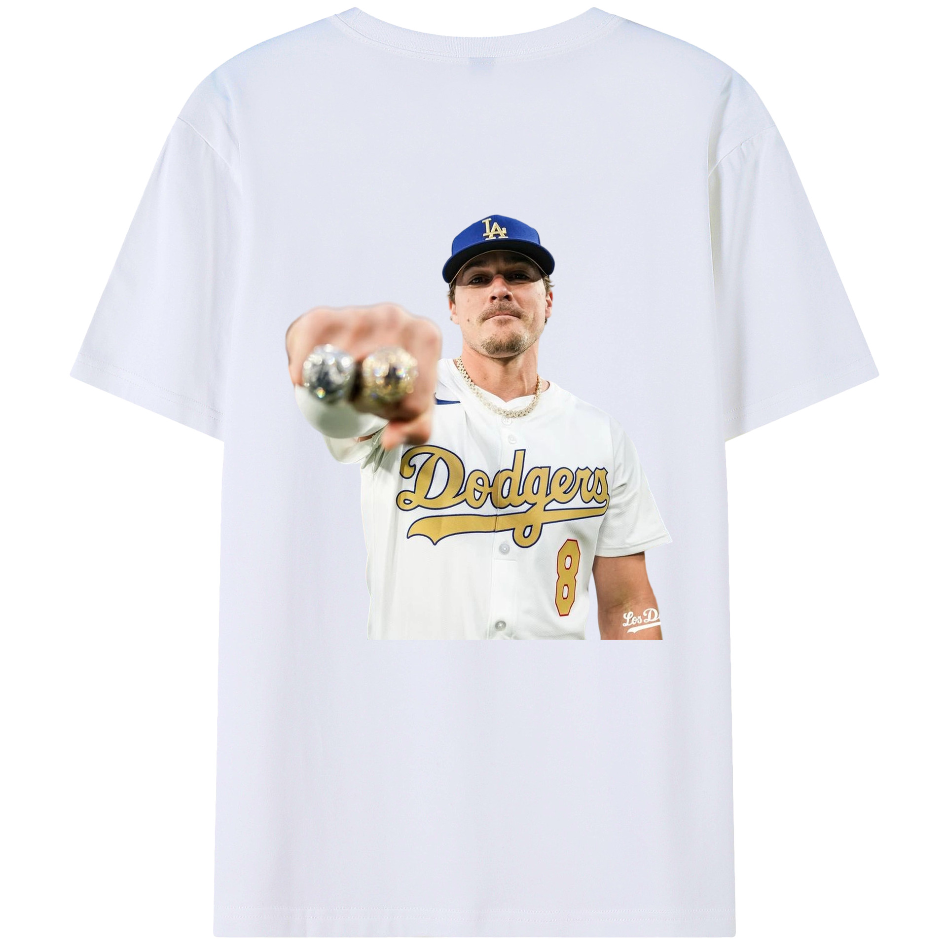  180g Combed Cotton T-Shirt With Back Heat Transfer Print – Soft, Lightweight, Fitted Design – Stylish Casual Wear For Sports & Everyday Use