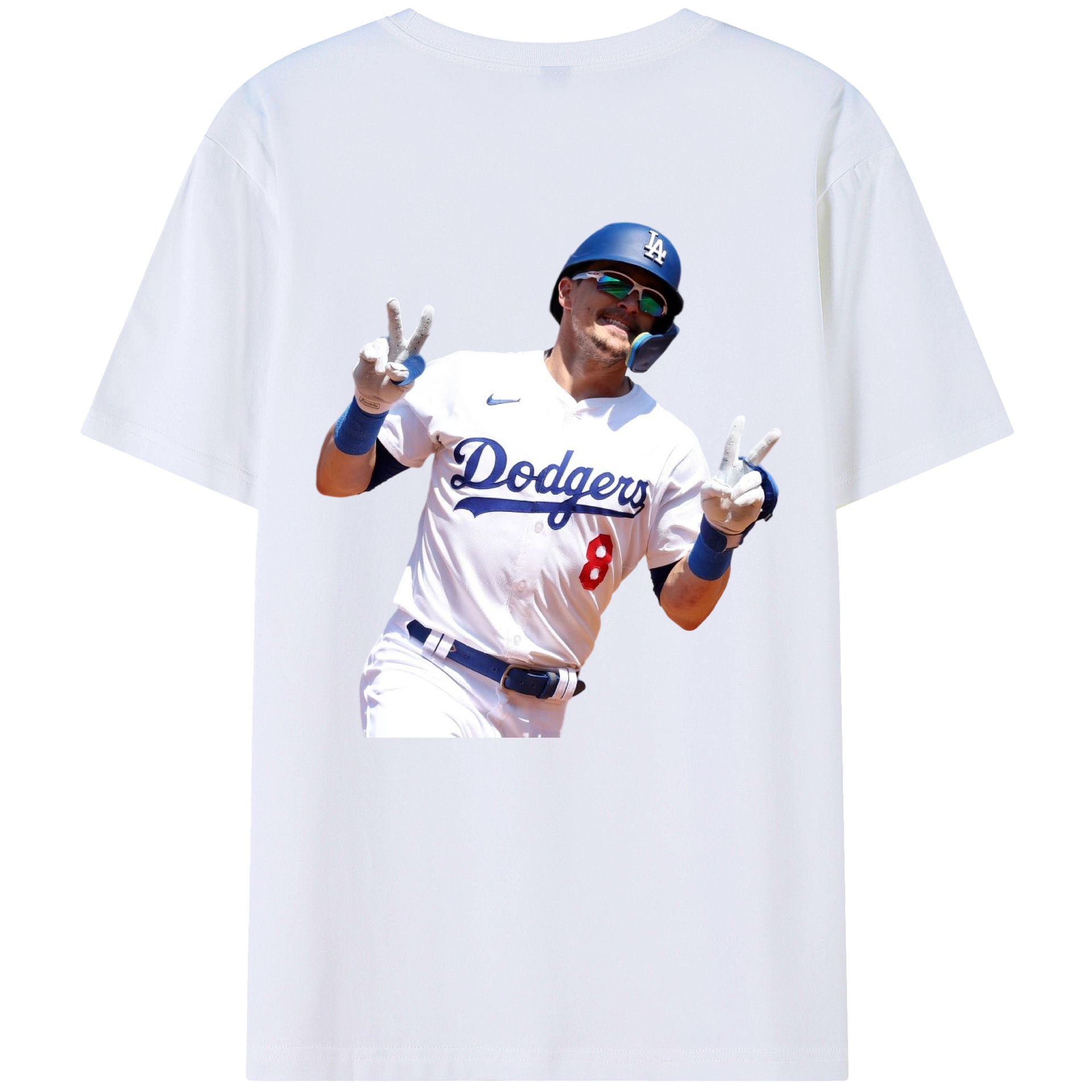  180g Combed Cotton T-Shirt With Back Heat Transfer Print – Soft, Lightweight, Fitted Design – Stylish Casual Wear For Sports & Everyday Use