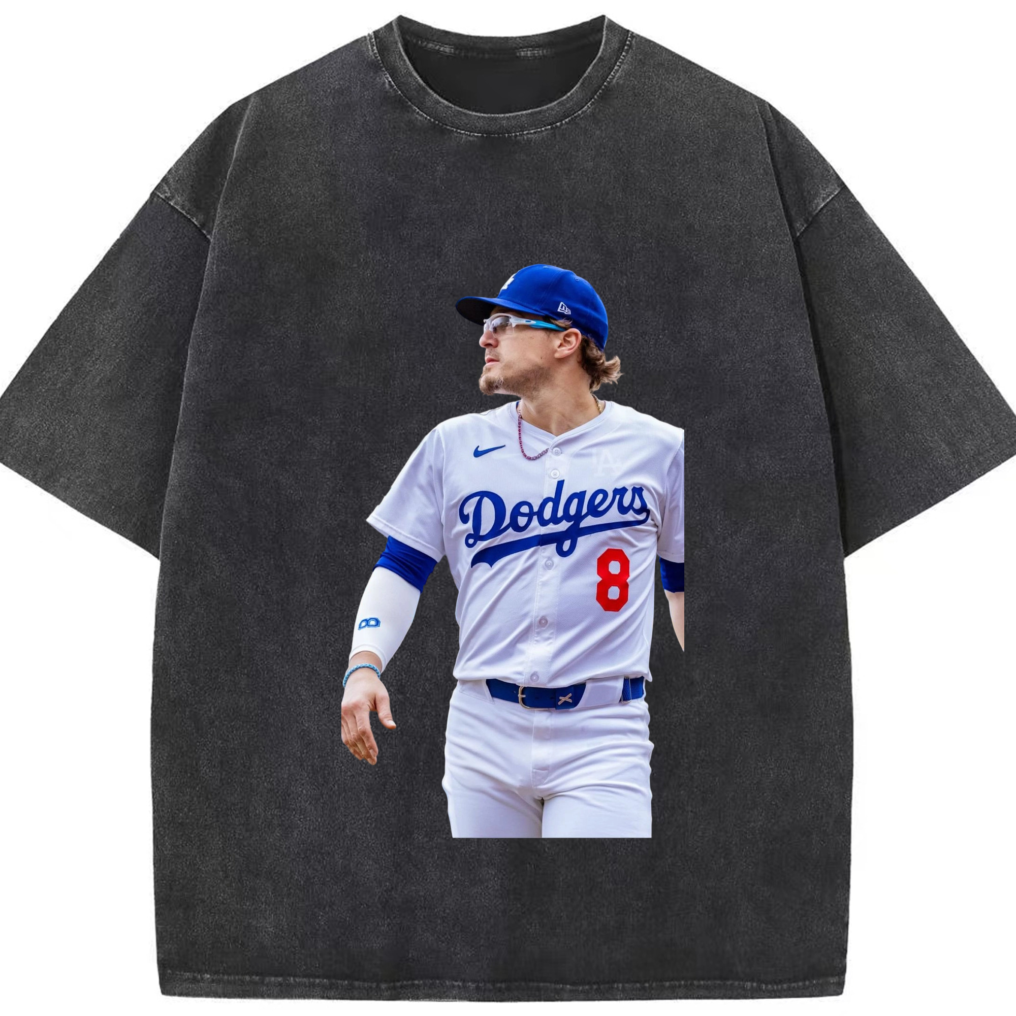  Washed Vintage Look 230g Cotton Oversized T-Shirt With Front Heat Transfer Print – Soft, Lightweight, Stylish Fit – Comfortable Casual Wear For Sports & Everyday Use