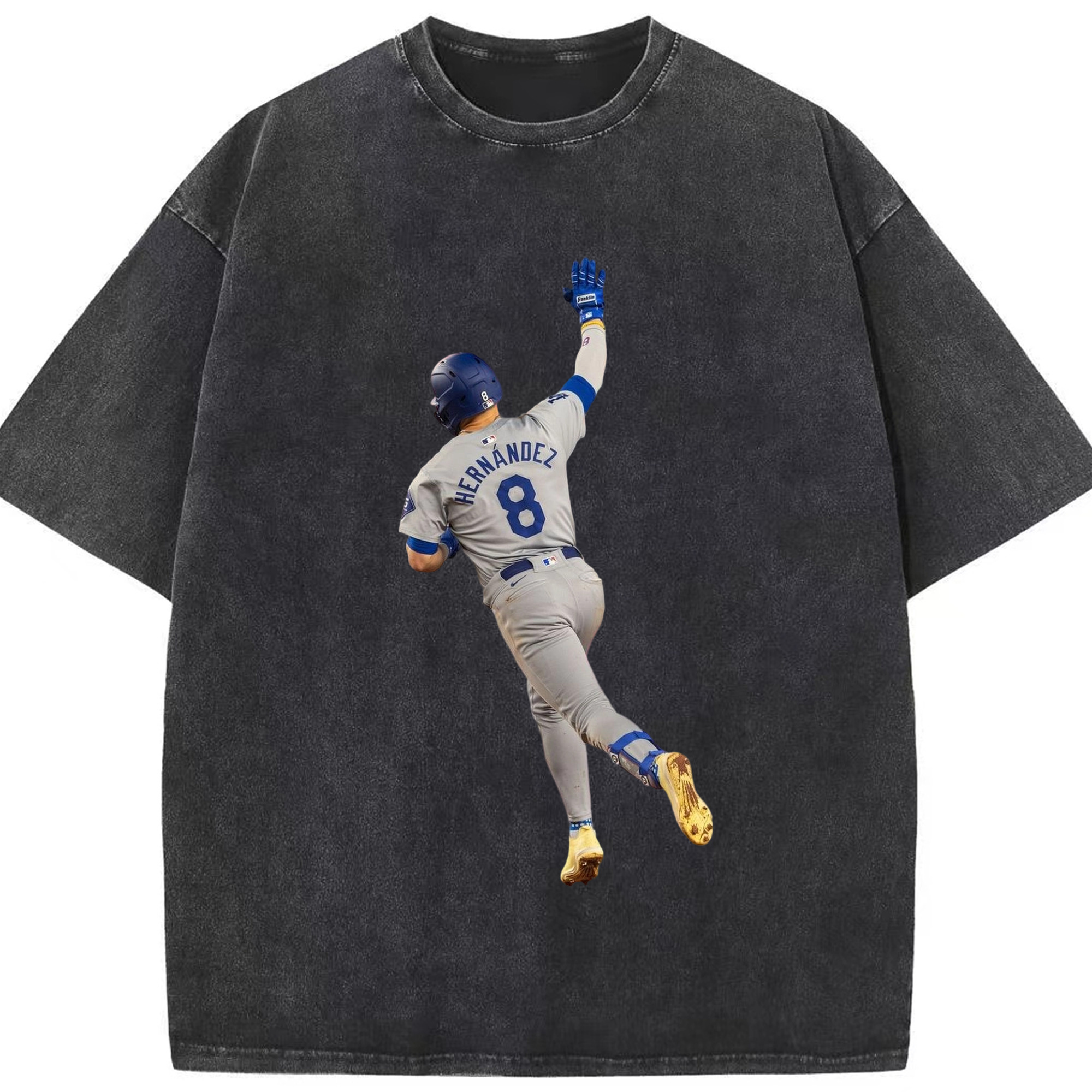  Washed Vintage Look 230g Cotton Oversized T-Shirt With Front Heat Transfer Print – Soft, Lightweight, Stylish Fit – Comfortable Casual Wear For Sports & Everyday Use