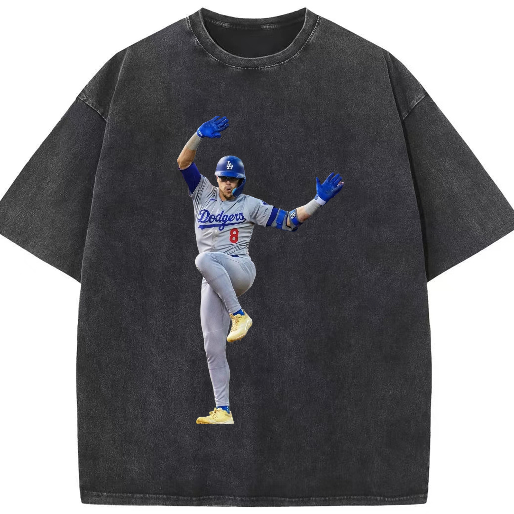  Washed Vintage Look 230g Cotton Oversized T-Shirt With Front Heat Transfer Print – Soft, Lightweight, Stylish Fit – Comfortable Casual Wear For Sports & Everyday Use