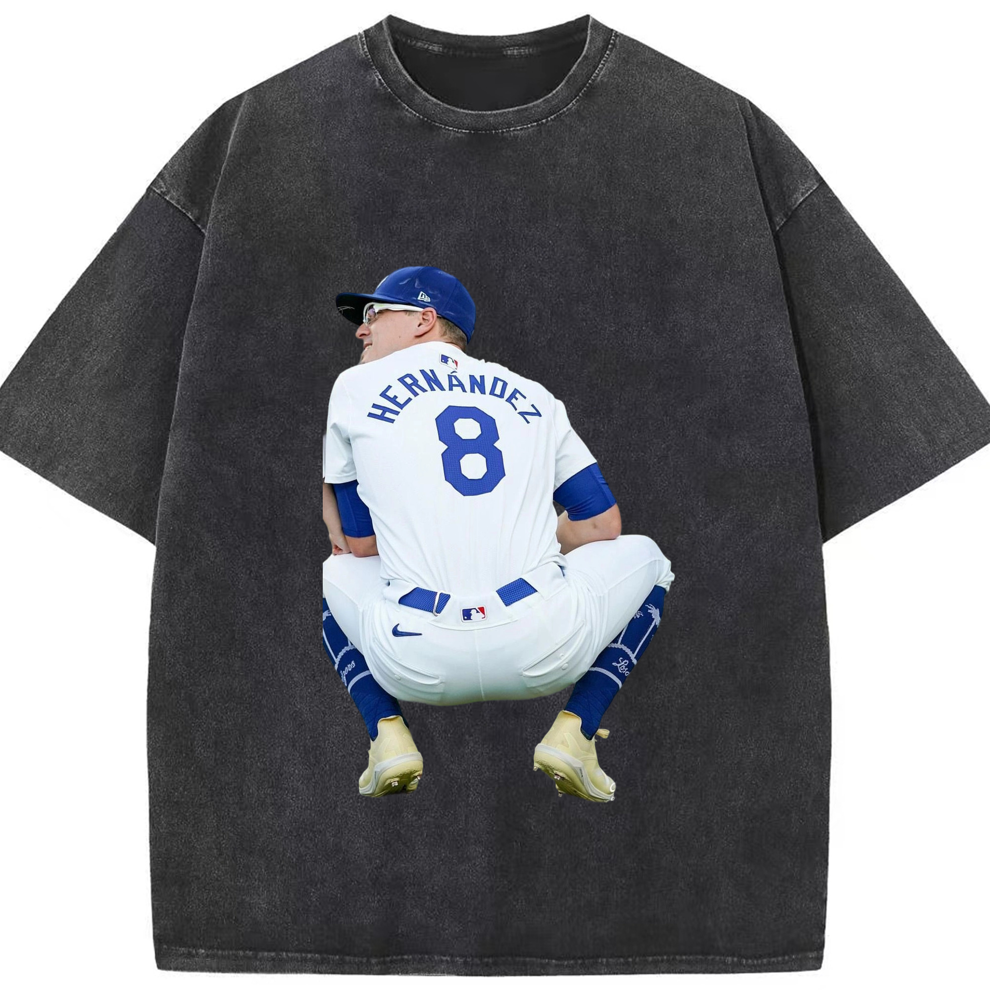  Washed Vintage Look 230g Cotton Oversized T-Shirt With Front Heat Transfer Print – Soft, Lightweight, Stylish Fit – Comfortable Casual Wear For Sports & Everyday Use