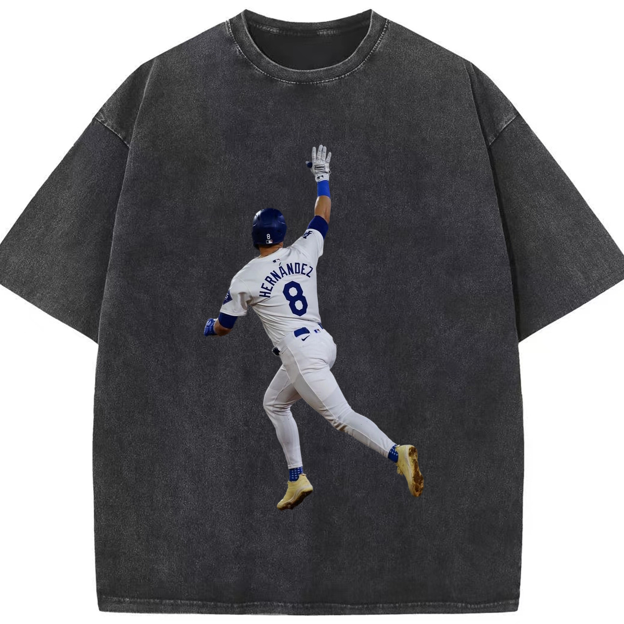  Washed Vintage Look 230g Cotton Oversized T-Shirt With Front Heat Transfer Print – Soft, Lightweight, Stylish Fit – Comfortable Casual Wear For Sports & Everyday Use