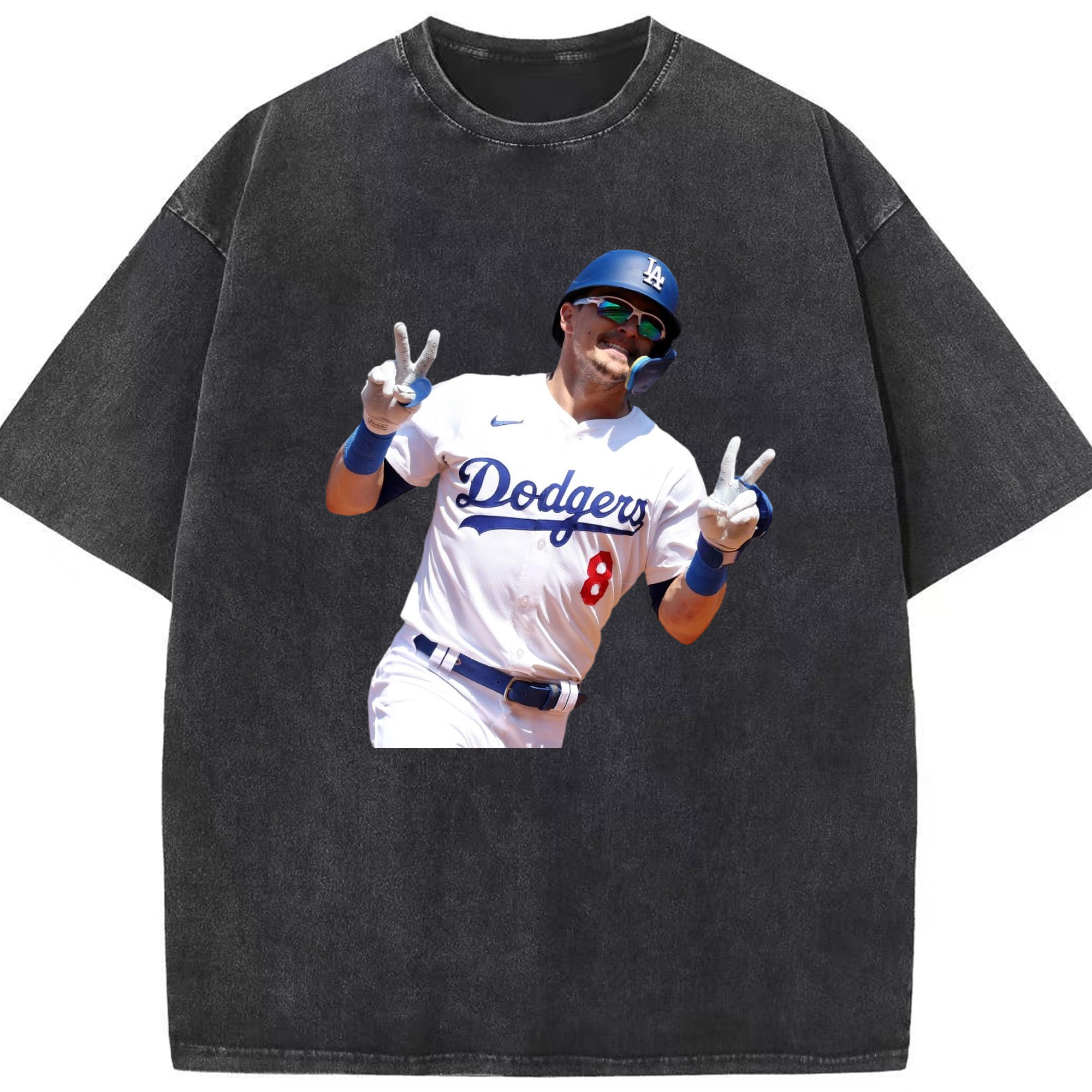  Washed Vintage Look 230g Cotton Oversized T-Shirt With Front Heat Transfer Print – Soft, Lightweight, Stylish Fit – Comfortable Casual Wear For Sports & Everyday Use