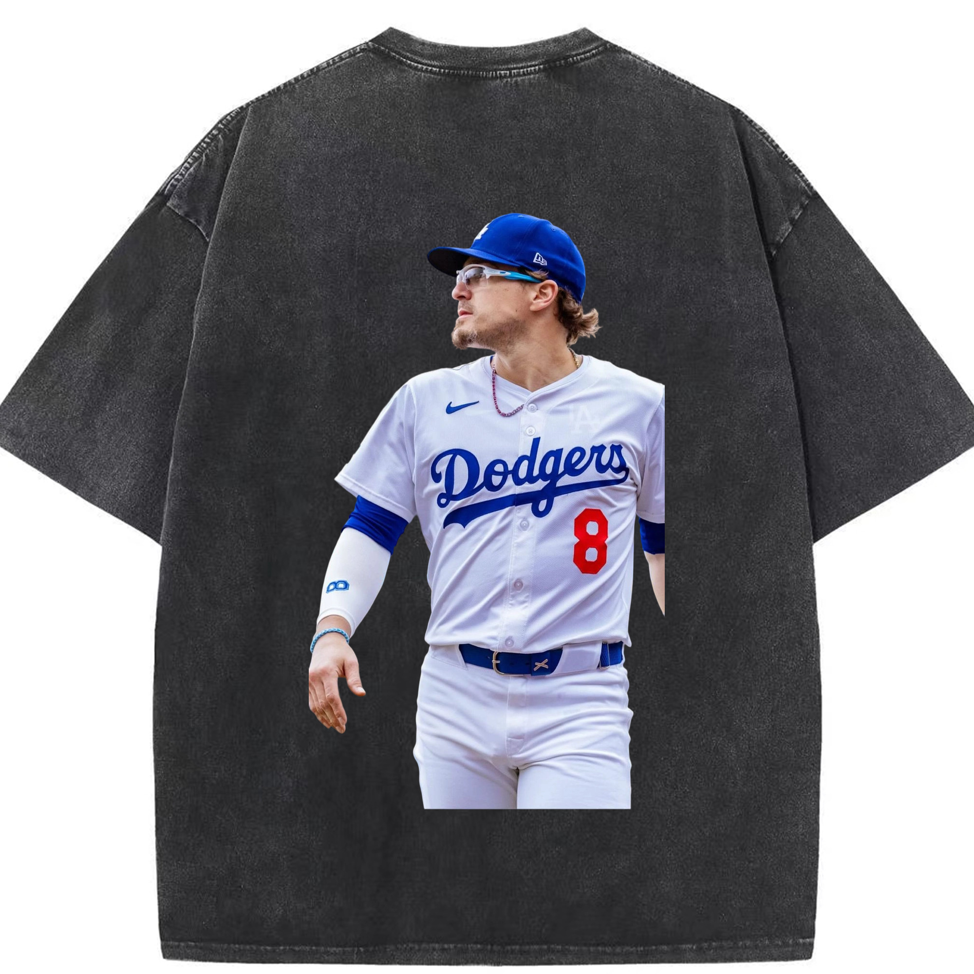  Washed Vintage 230g Cotton Oversized T-Shirt With Back Heat Transfer Print – Soft, Lightweight & Stylish – Comfortable Casual Wear For Sports & Everyday Use