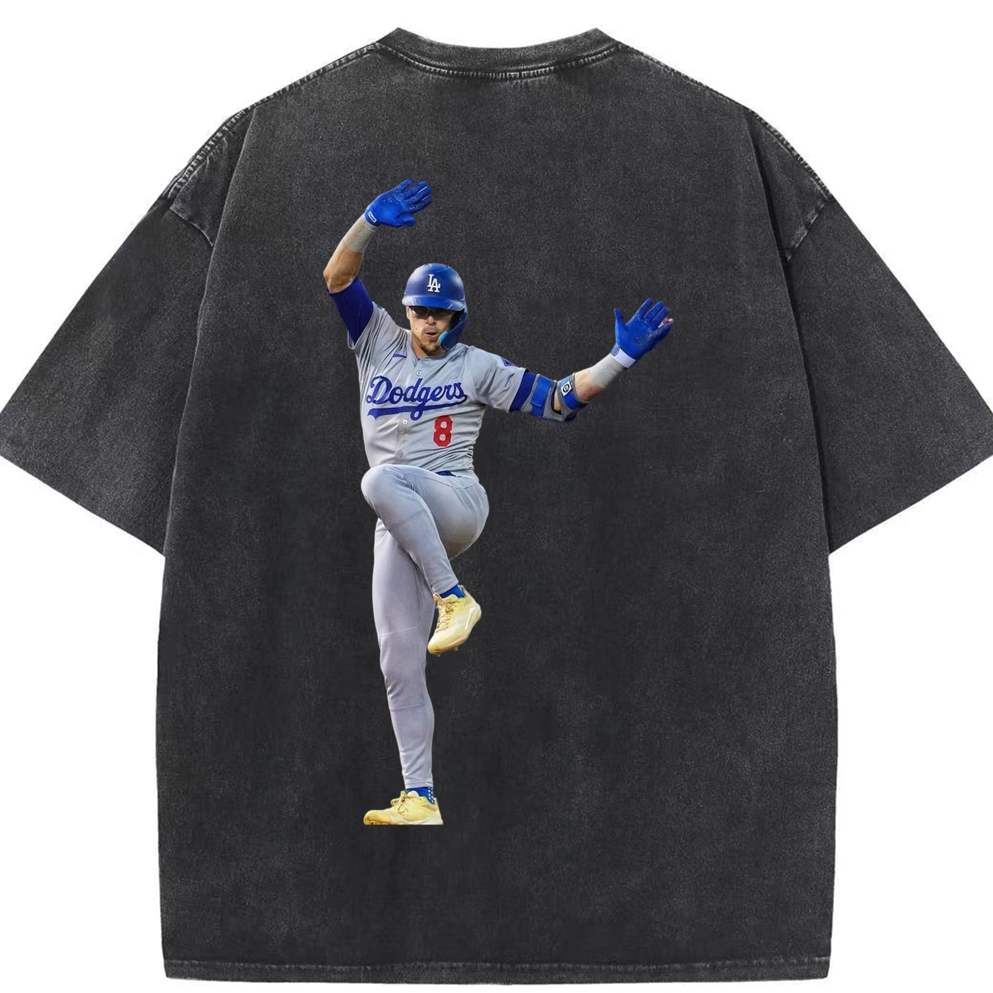  Washed Vintage 230g Cotton Oversized T-Shirt With Back Heat Transfer Print – Soft, Lightweight & Stylish – Comfortable Casual Wear For Sports & Everyday Use