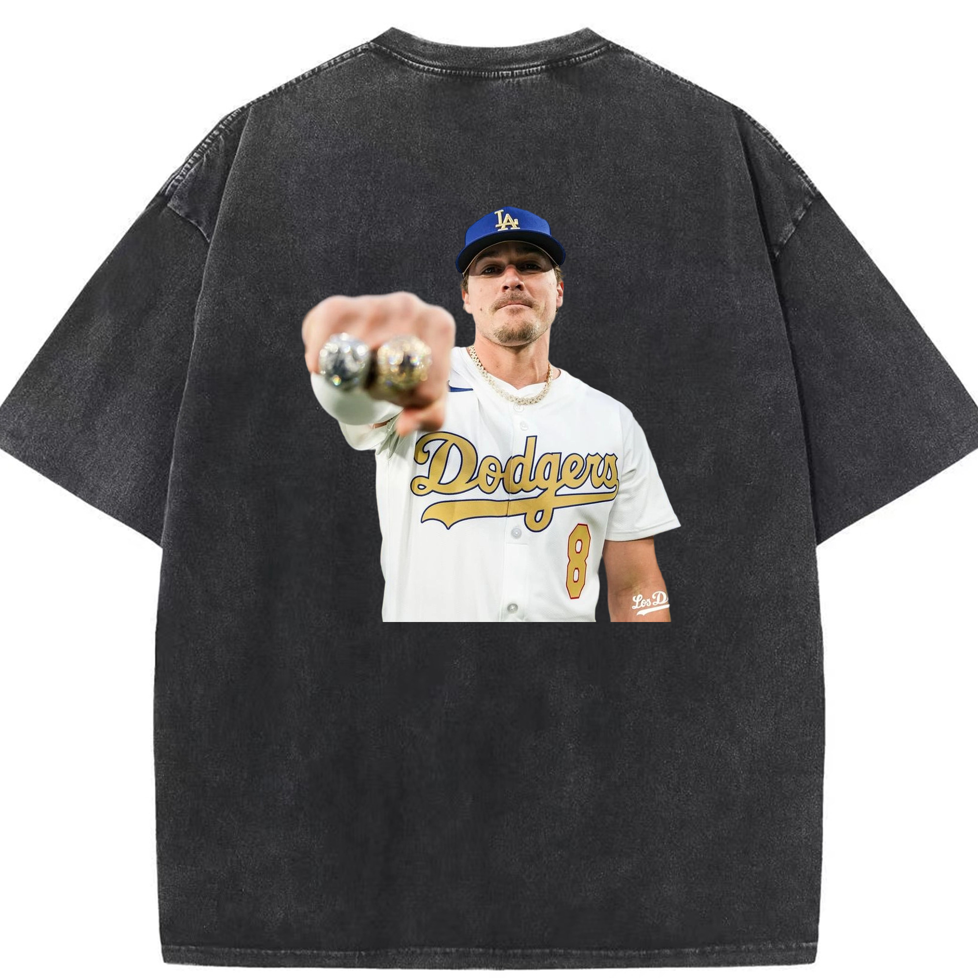  Washed Vintage 230g Cotton Oversized T-Shirt With Back Heat Transfer Print – Soft, Lightweight & Stylish – Comfortable Casual Wear For Sports & Everyday Use