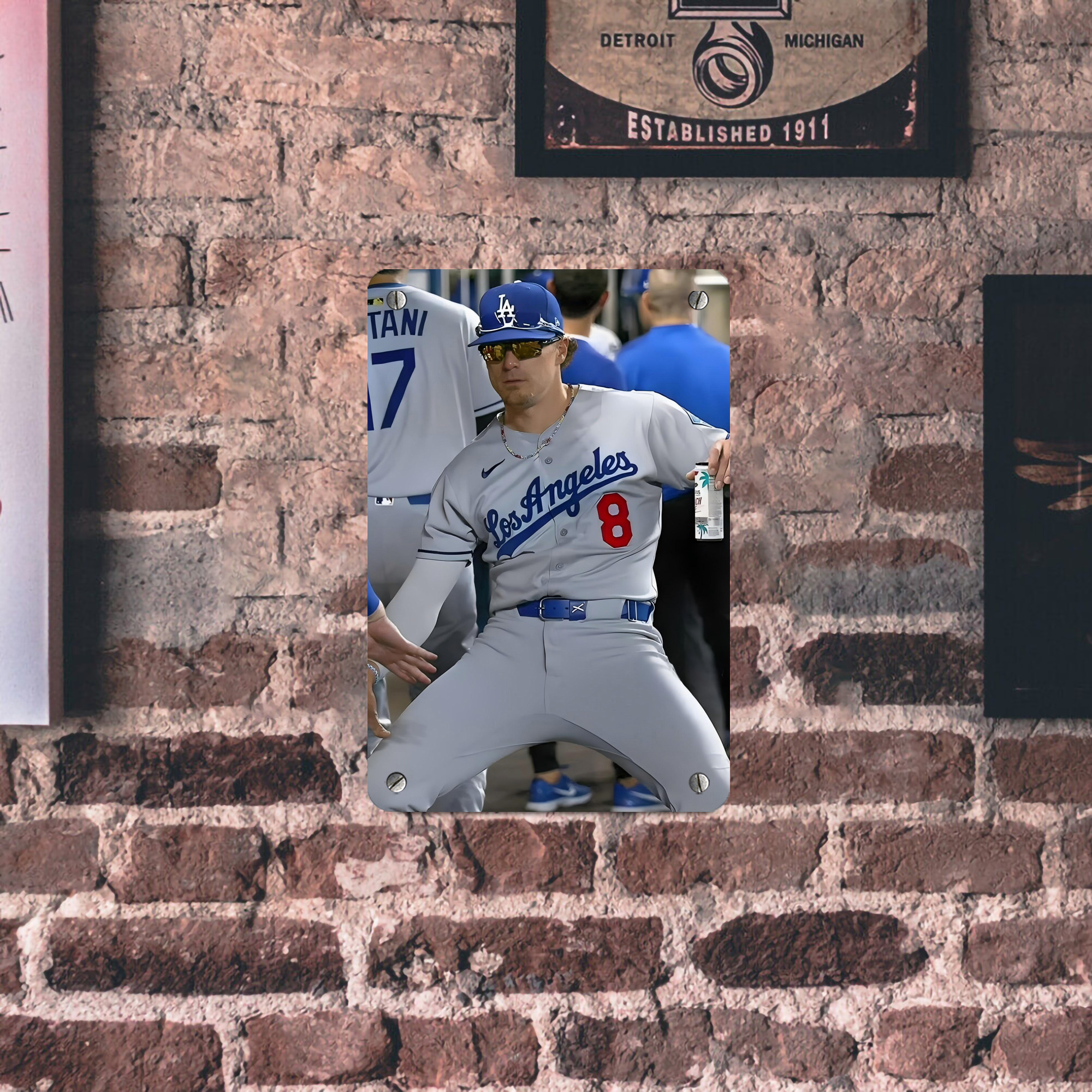  Metal Tin Sign 8x12inch - High-Quality Full-Print Decorative Wall Art, Durable Rust-Resistant Metal Plaque For Living Room, Bedroom, Kitchen, Office, Bar Décor