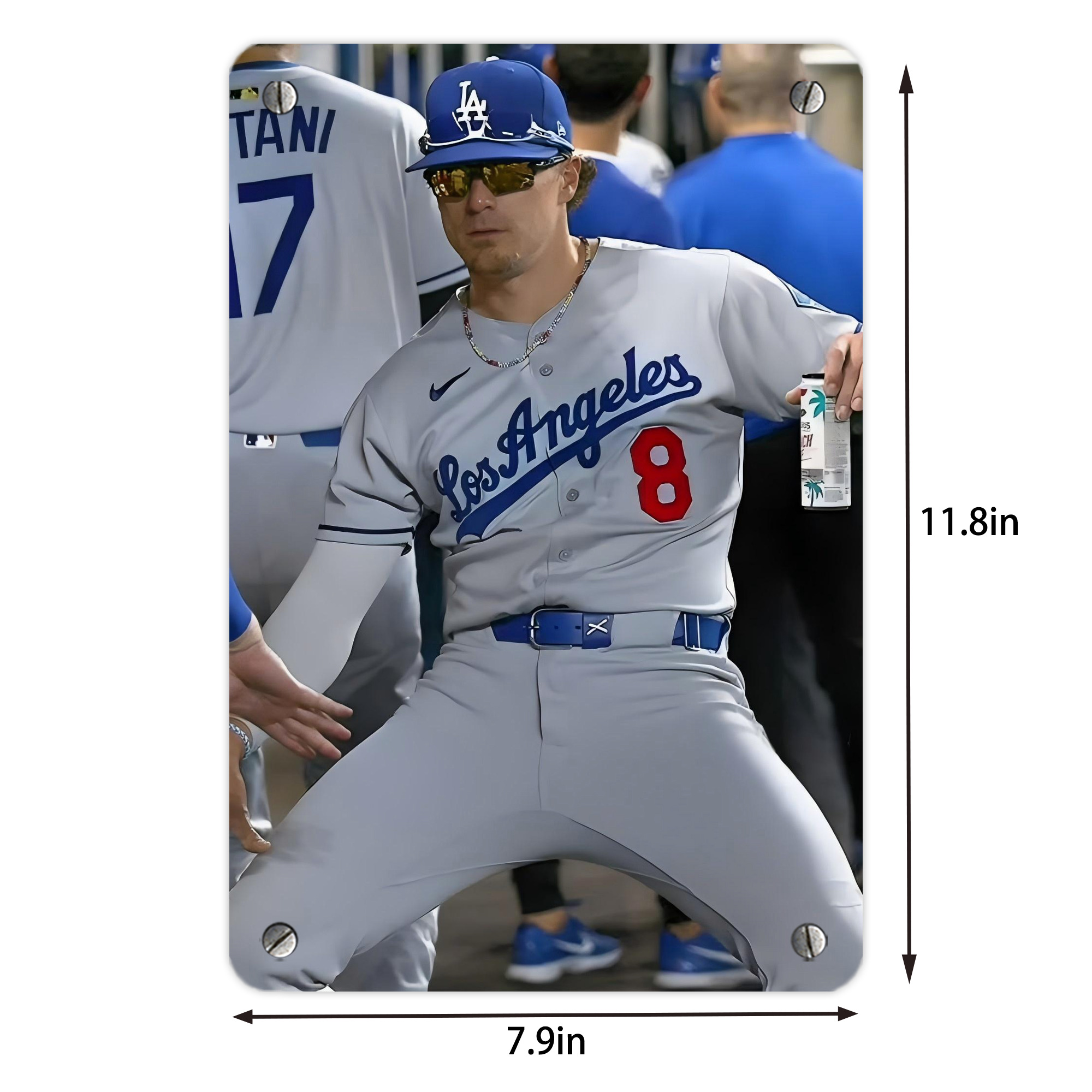  Metal Tin Sign 8x12inch - High-Quality Full-Print Decorative Wall Art, Durable Rust-Resistant Metal Plaque For Living Room, Bedroom, Kitchen, Office, Bar Décor