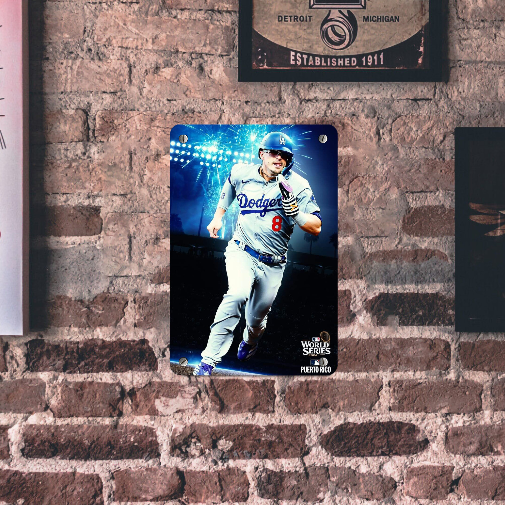  Metal Tin Sign 8x12inch - High-Quality Full-Print Decorative Wall Art, Durable Rust-Resistant Metal Plaque For Living Room, Bedroom, Kitchen, Office, Bar Décor