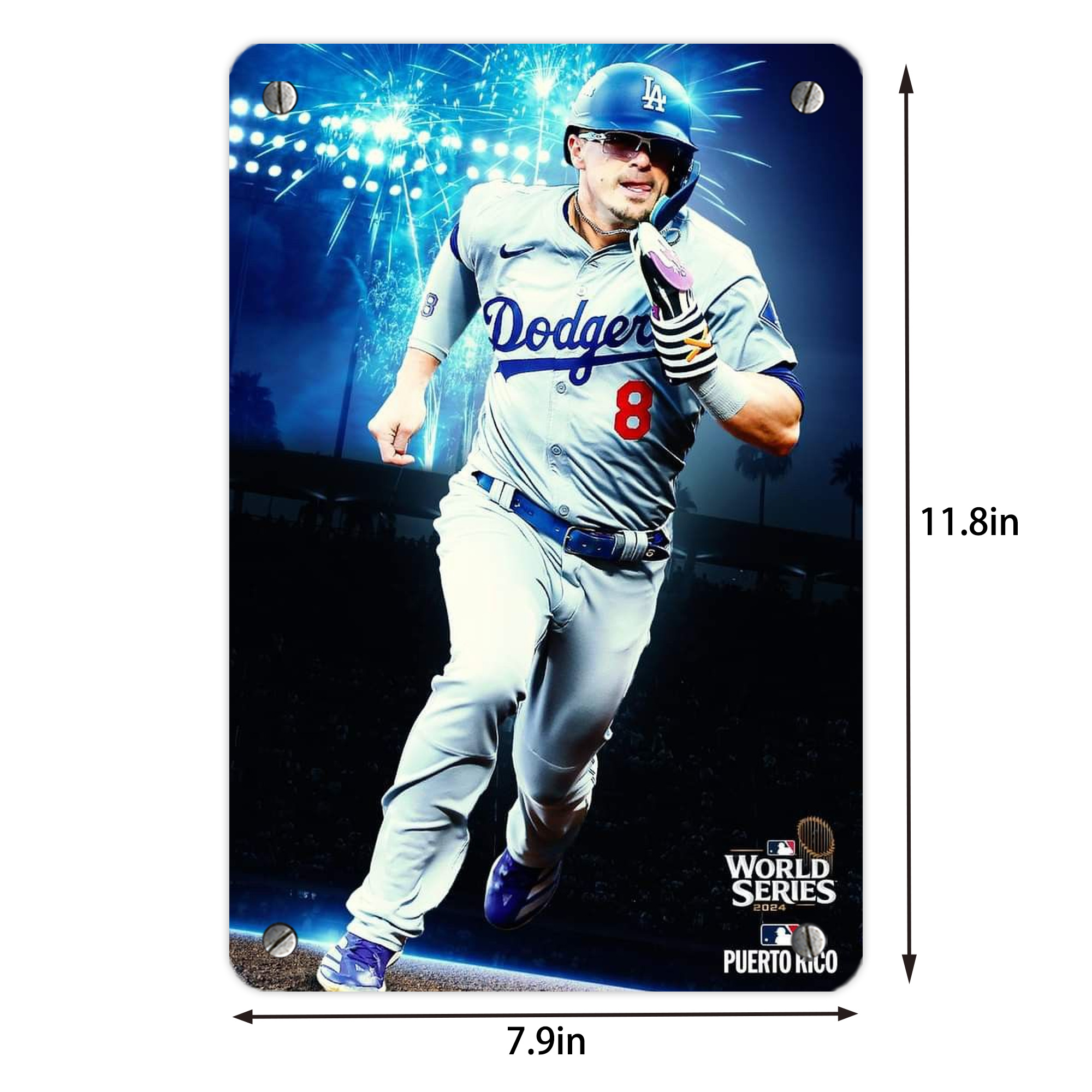  Metal Tin Sign 8x12inch - High-Quality Full-Print Decorative Wall Art, Durable Rust-Resistant Metal Plaque For Living Room, Bedroom, Kitchen, Office, Bar Décor