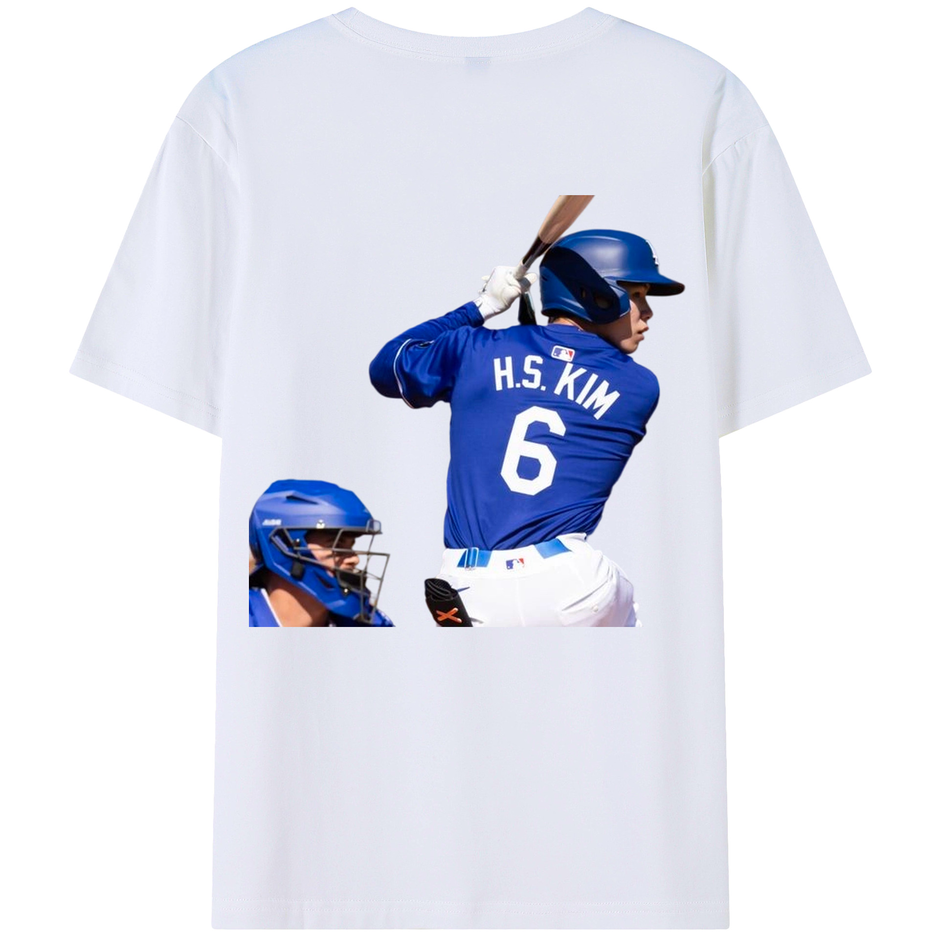  180g Combed Cotton T-Shirt With Back Heat Transfer Print – Soft, Lightweight, Fitted Design – Stylish Casual Wear For Sports & Everyday Use