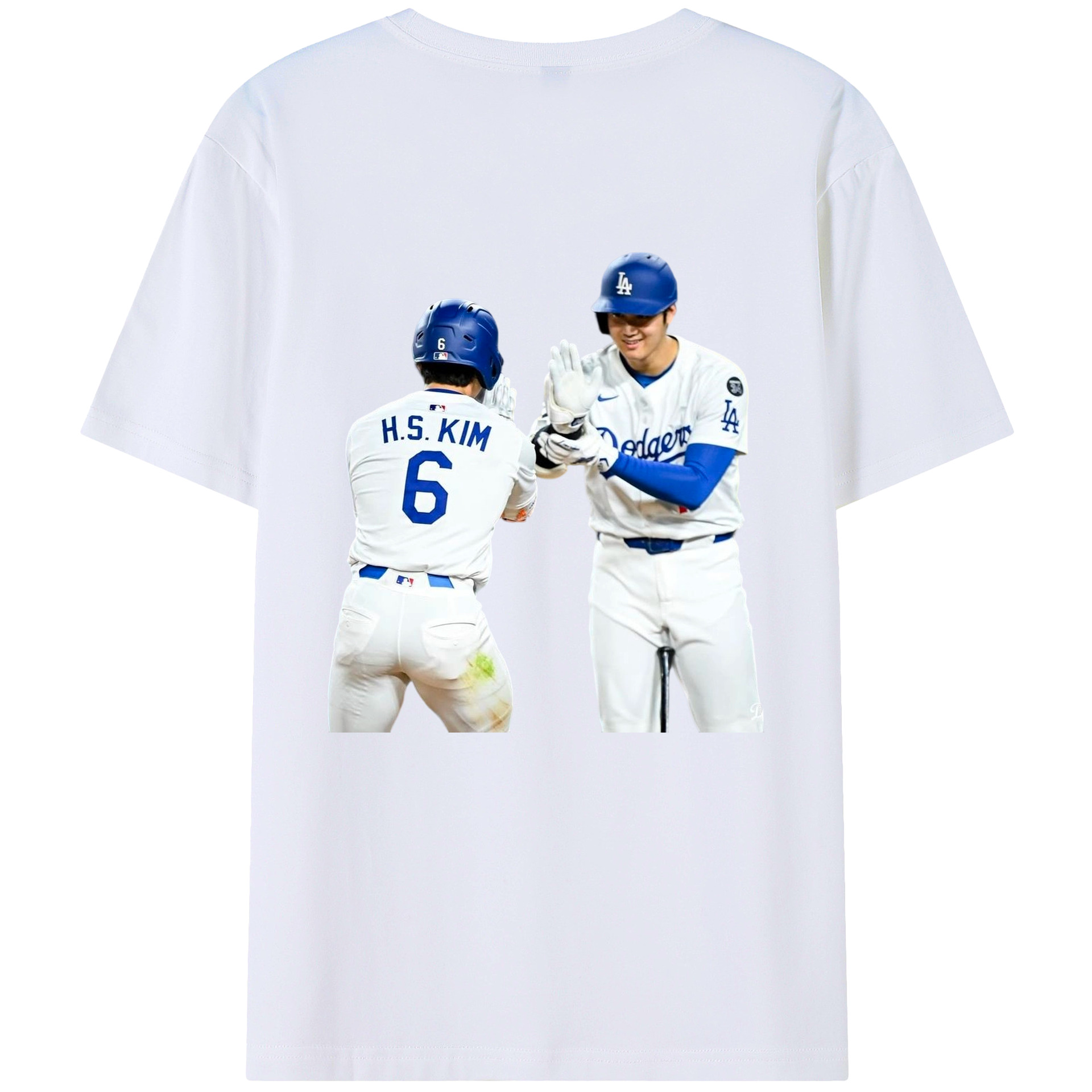  180g Combed Cotton T-Shirt With Back Heat Transfer Print – Soft, Lightweight, Fitted Design – Stylish Casual Wear For Sports & Everyday Use