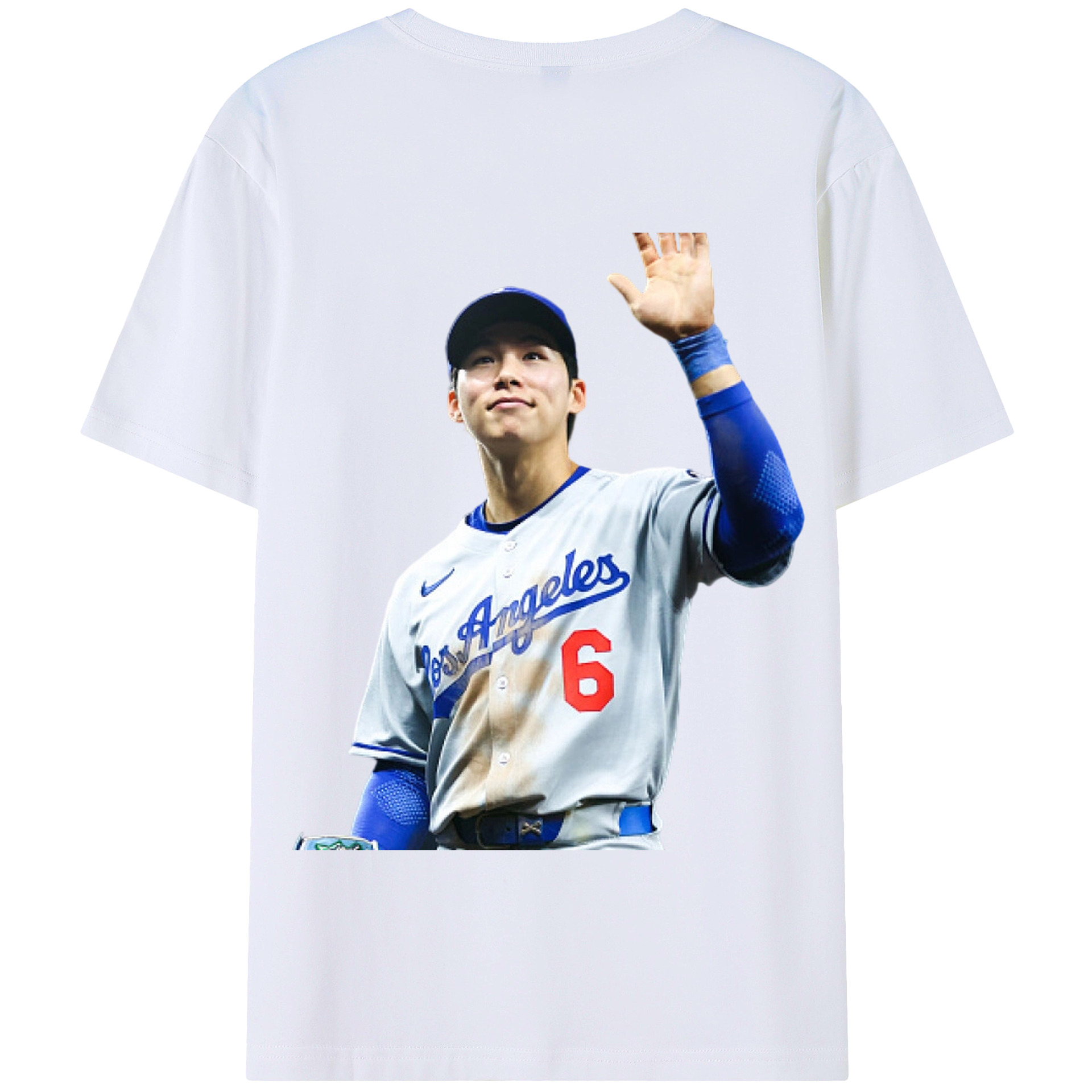  180g Combed Cotton T-Shirt With Back Heat Transfer Print – Soft, Lightweight, Fitted Design – Stylish Casual Wear For Sports & Everyday Use