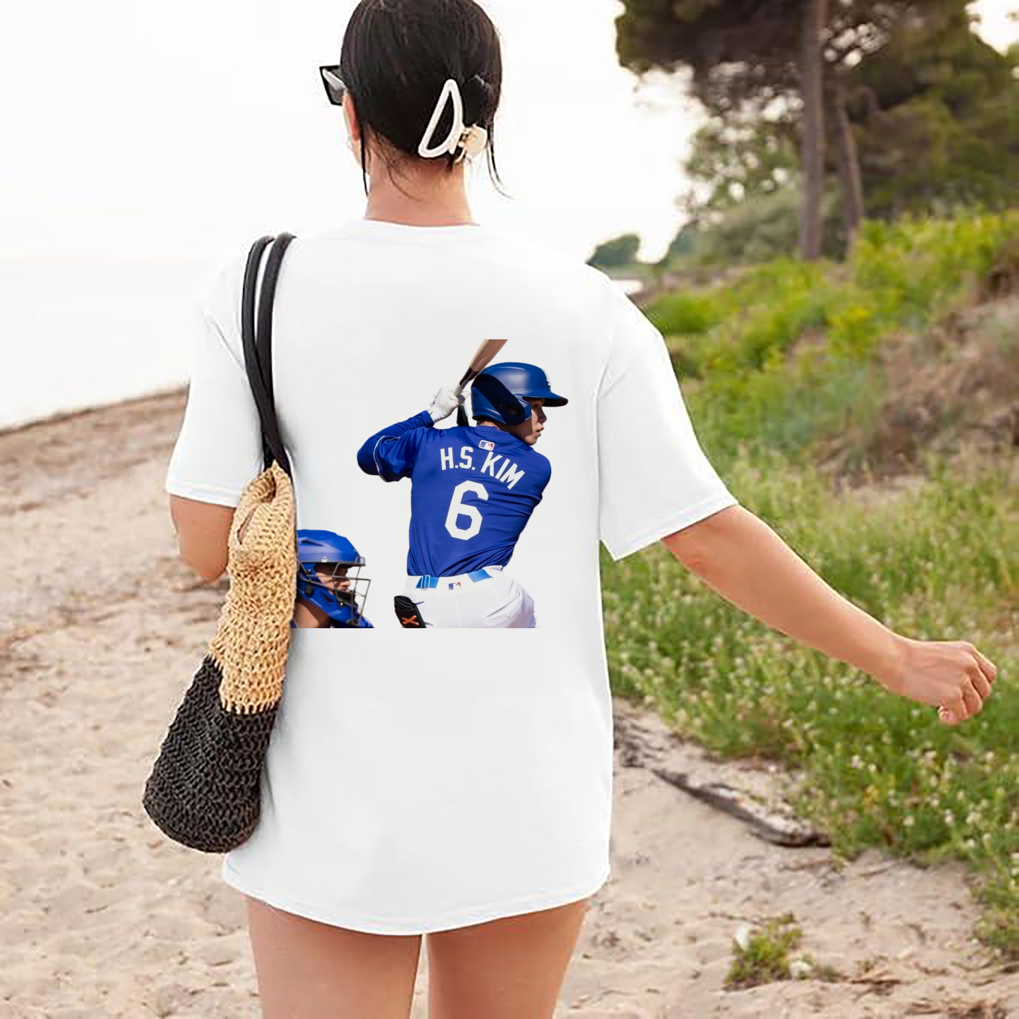  180g Combed Cotton T-Shirt With Back Heat Transfer Print – Soft, Lightweight, Fitted Design – Stylish Casual Wear For Sports & Everyday Use