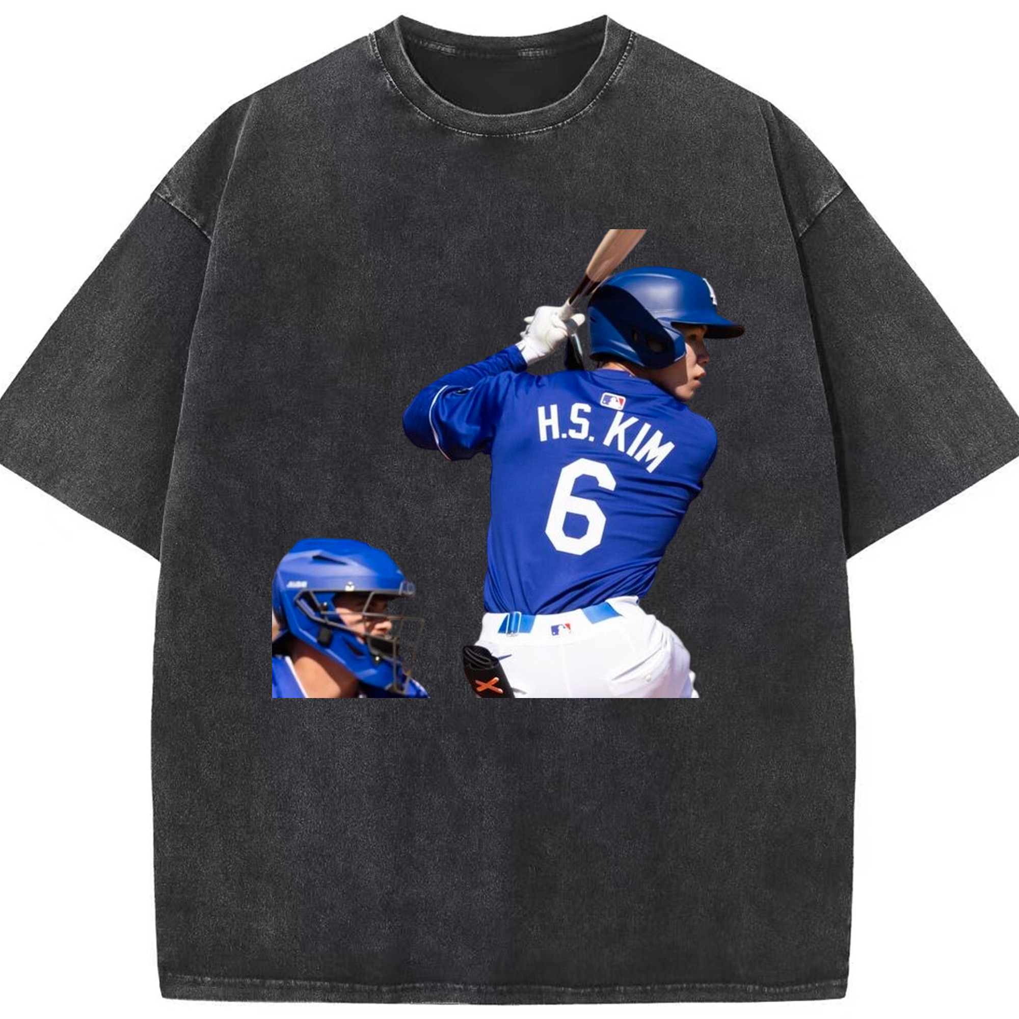  Washed Vintage Look 230g Cotton Oversized T-Shirt With Front Heat Transfer Print – Soft, Lightweight, Stylish Fit – Comfortable Casual Wear For Sports & Everyday Use