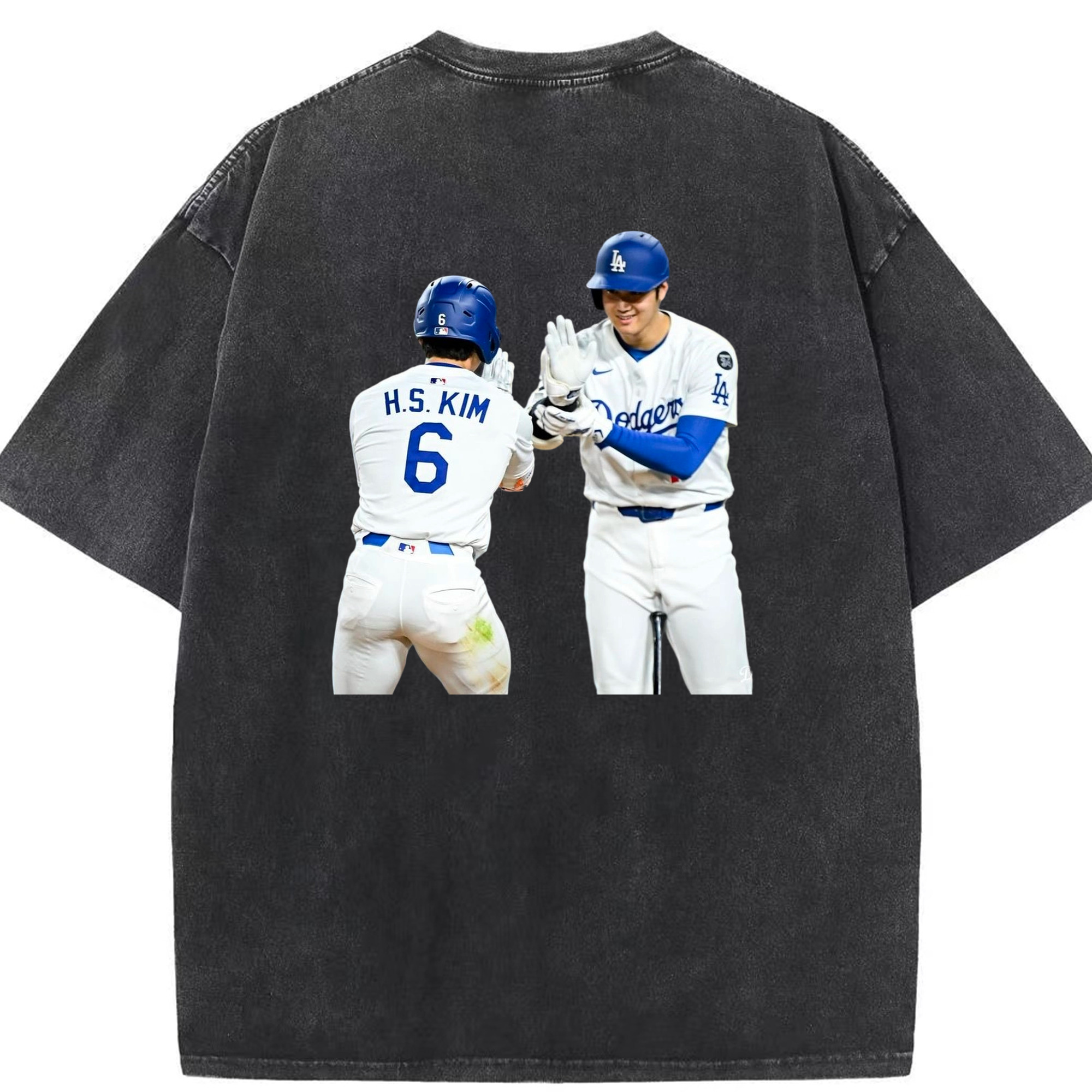  Washed Vintage 230g Cotton Oversized T-Shirt With Back Heat Transfer Print – Soft, Lightweight & Stylish – Comfortable Casual Wear For Sports & Everyday Use