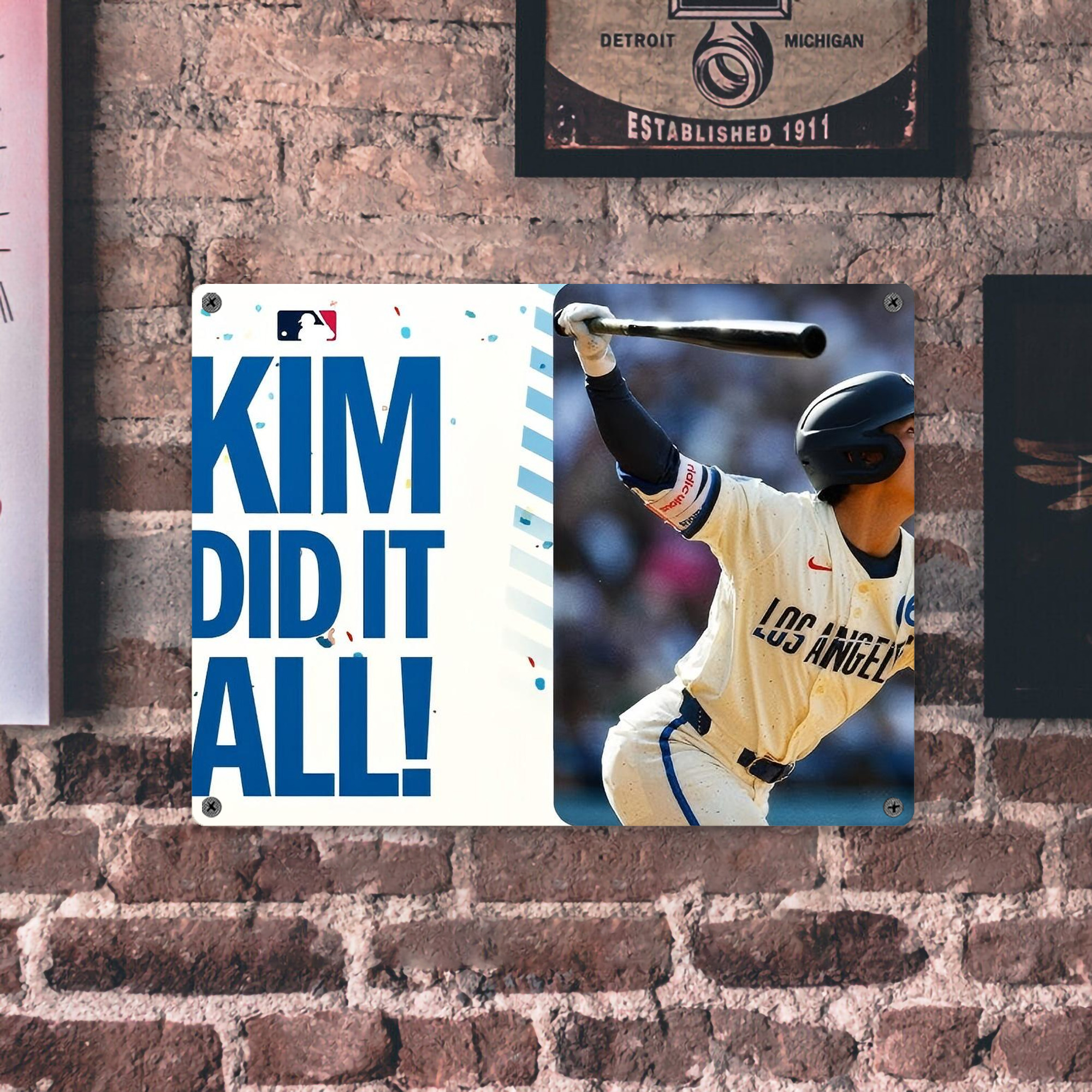  Vintage Metal Tin Sign 16x12 – Full-Print Iron Wall Decor – Durable, Fade-Resistant – Easy To Hang – Ideal For Home, Bar, Kitchen & Office Decor