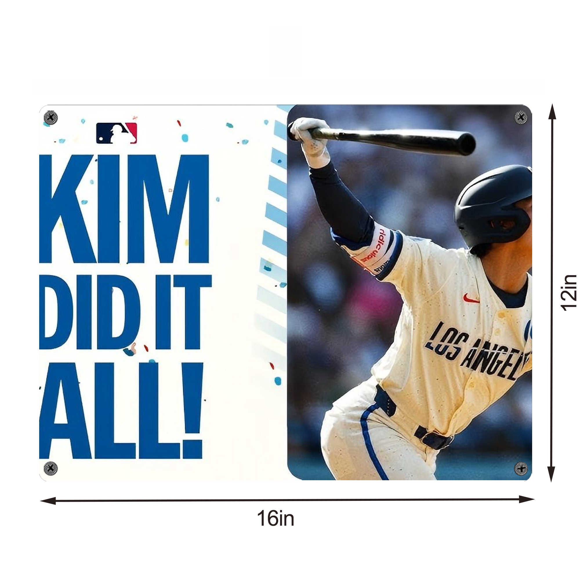  Vintage Metal Tin Sign 16x12 – Full-Print Iron Wall Decor – Durable, Fade-Resistant – Easy To Hang – Ideal For Home, Bar, Kitchen & Office Decor