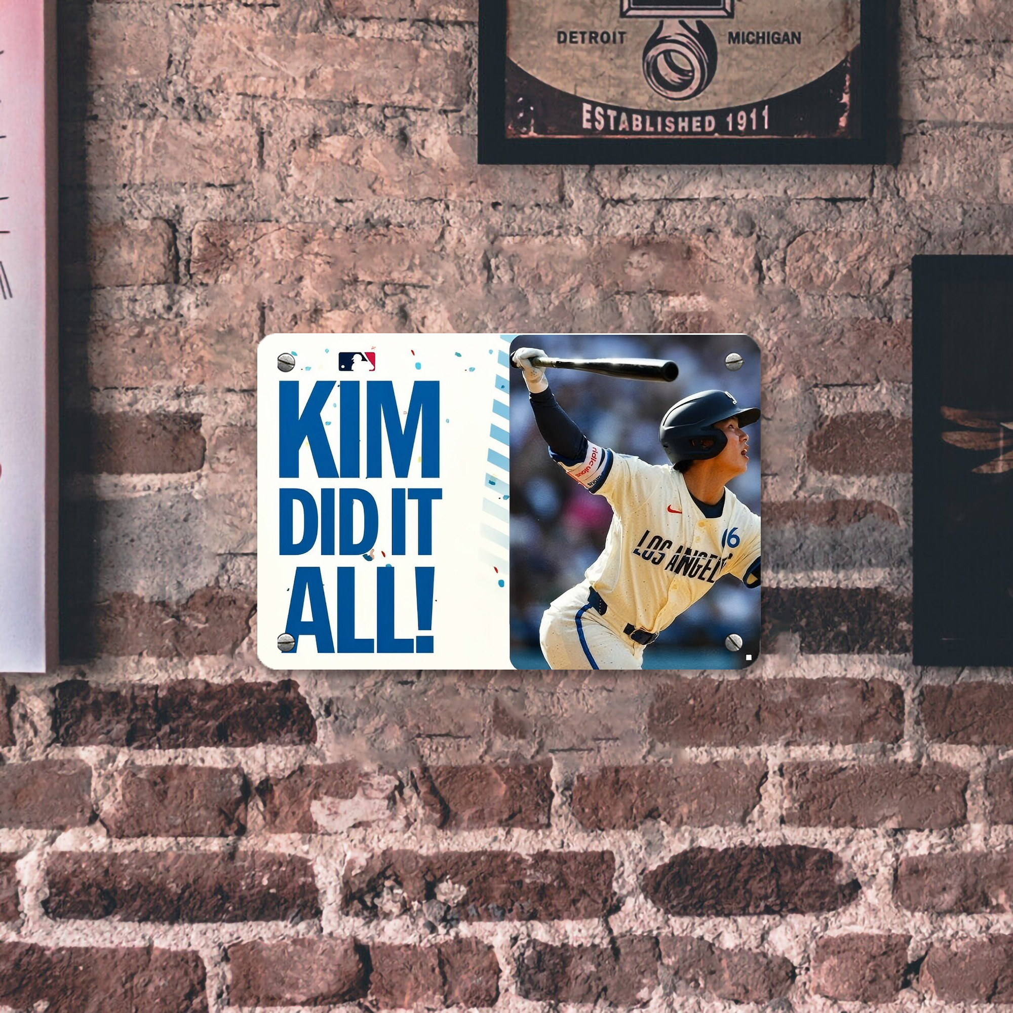  Metal Tin Sign 12x8inch - Premium Full-Print Decorative Wall Art, Durable Rust-Resistant Metal Plaque For Living Room, Bedroom, Kitchen, Office, Bar Décor