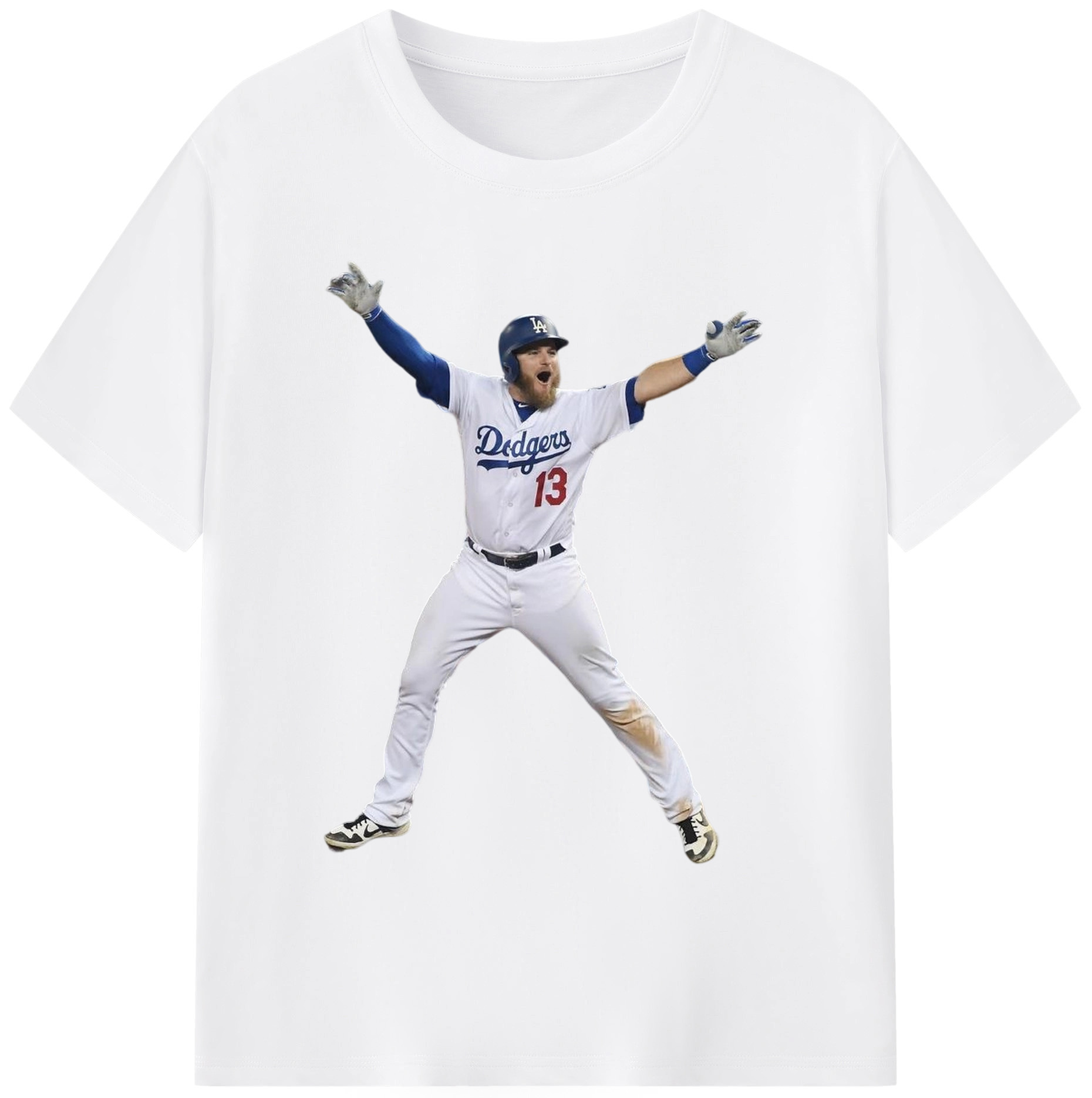  180g Cotton T-Shirt With Front Heat Transfer Print – Soft, Lightweight, Fitted Design – Comfortable Casual Wear For Sports & Everyday Use