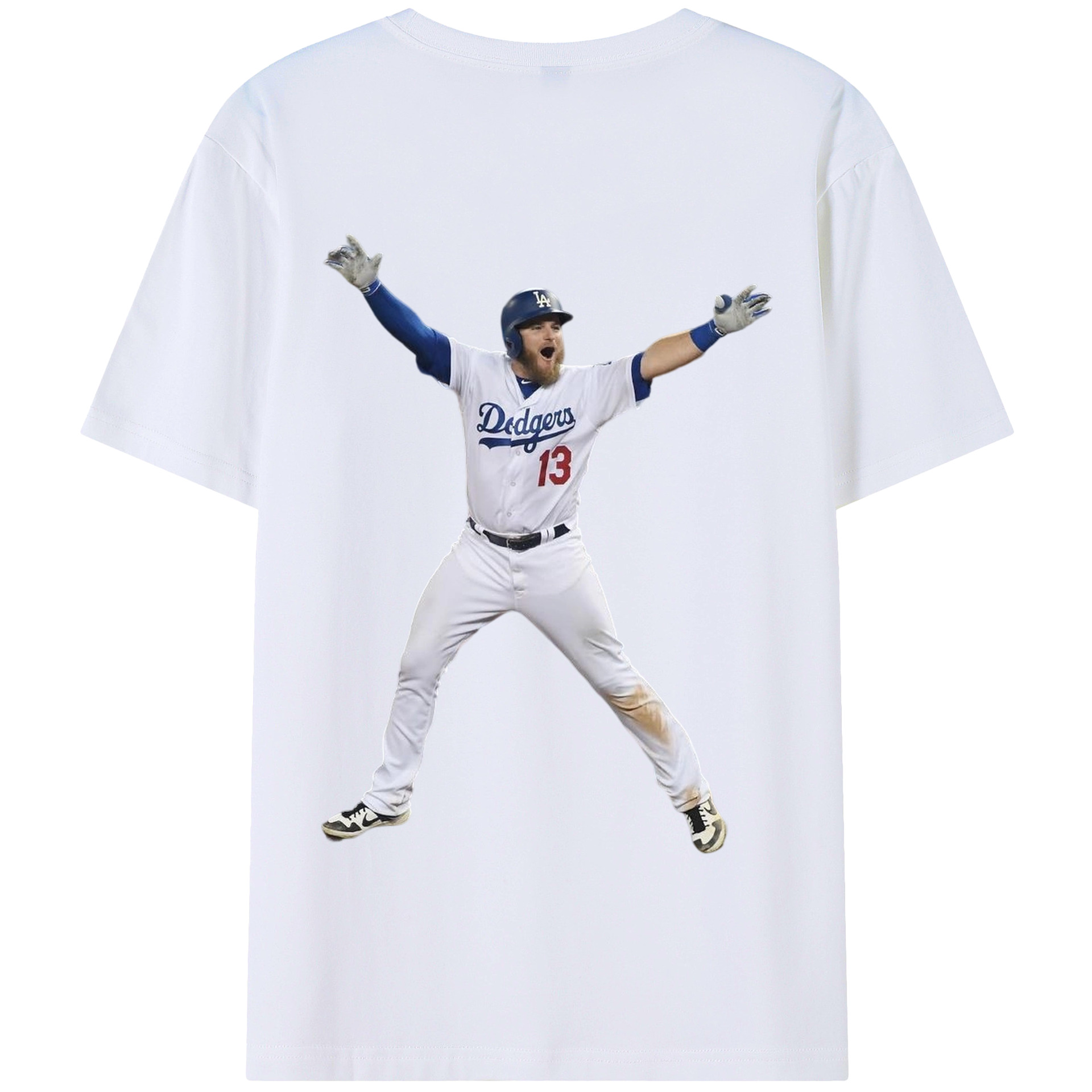  180g Combed Cotton T-Shirt With Back Heat Transfer Print – Soft, Lightweight, Fitted Design – Stylish Casual Wear For Sports & Everyday Use