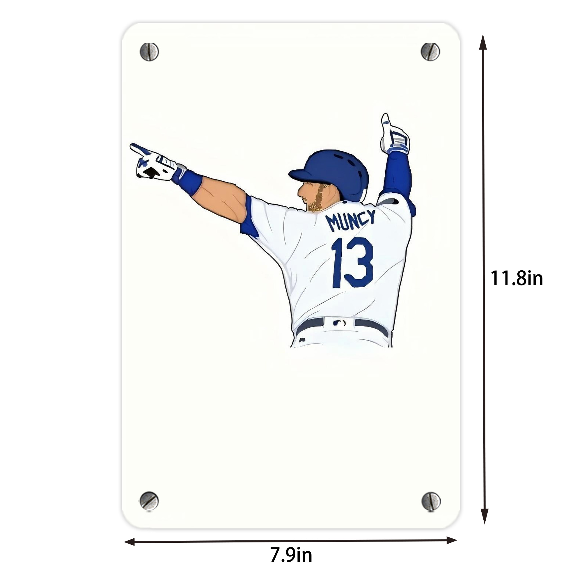  Metal Tin Sign 8x12inch - High-Quality Full-Print Decorative Wall Art, Durable Rust-Resistant Metal Plaque For Living Room, Bedroom, Kitchen, Office, Bar Décor