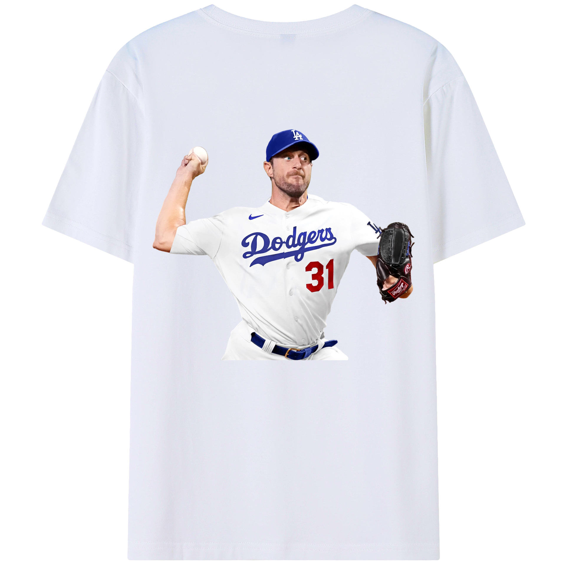  180g Combed Cotton T-Shirt With Back Heat Transfer Print – Soft, Lightweight, Fitted Design – Stylish Casual Wear For Sports & Everyday Use