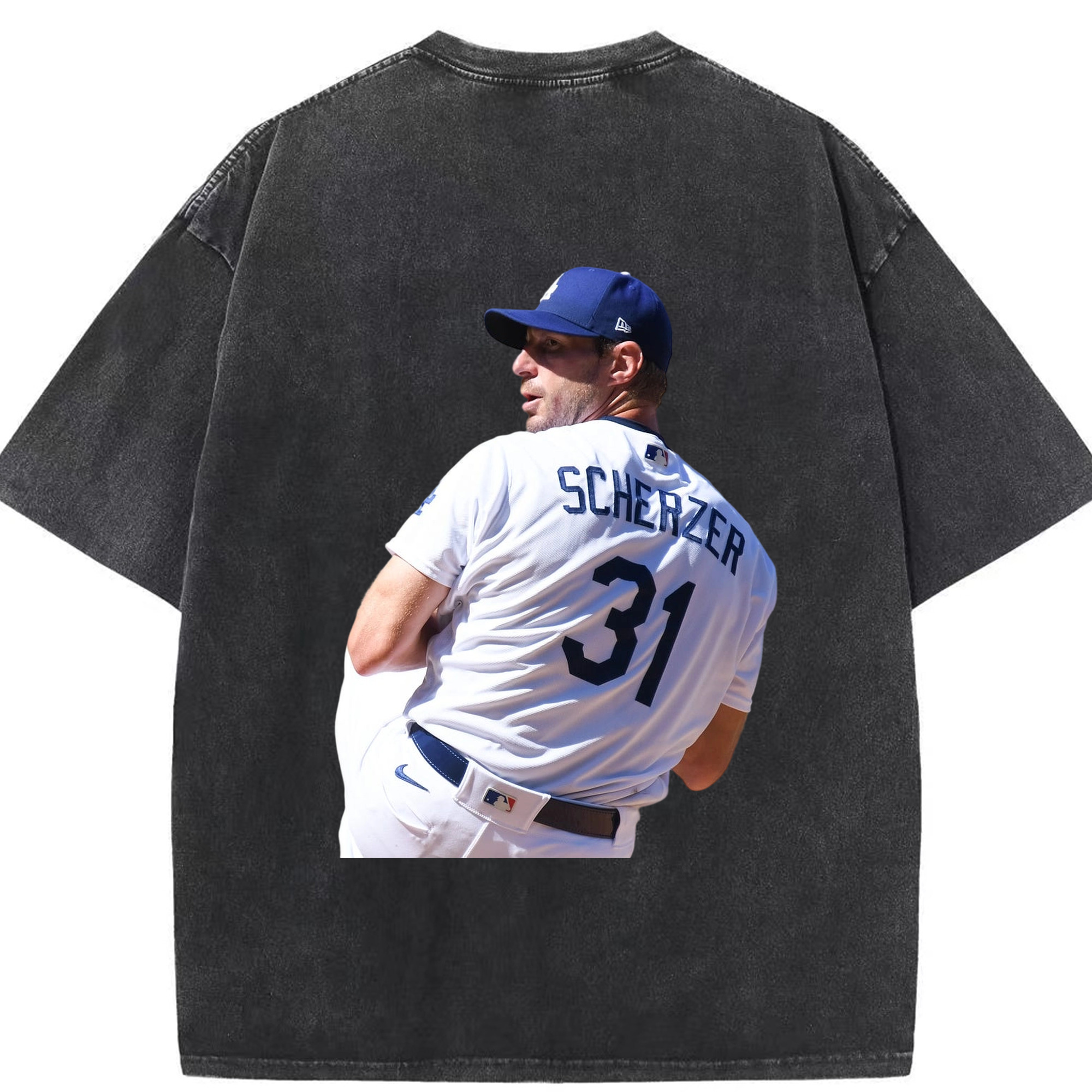  Washed Vintage 230g Cotton Oversized T-Shirt With Back Heat Transfer Print – Soft, Lightweight & Stylish – Comfortable Casual Wear For Sports & Everyday Use