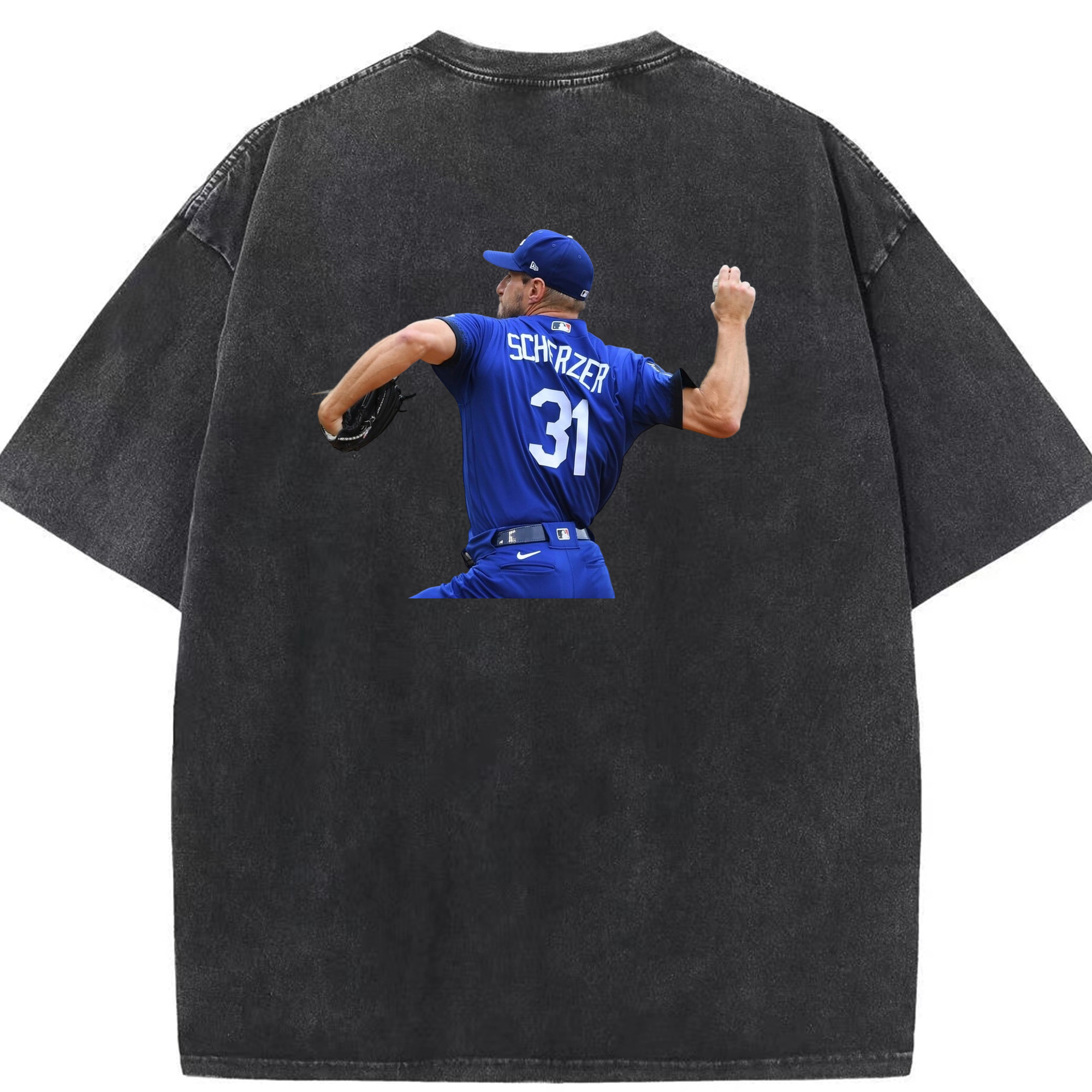  Washed Vintage 230g Cotton Oversized T-Shirt With Back Heat Transfer Print – Soft, Lightweight & Stylish – Comfortable Casual Wear For Sports & Everyday Use