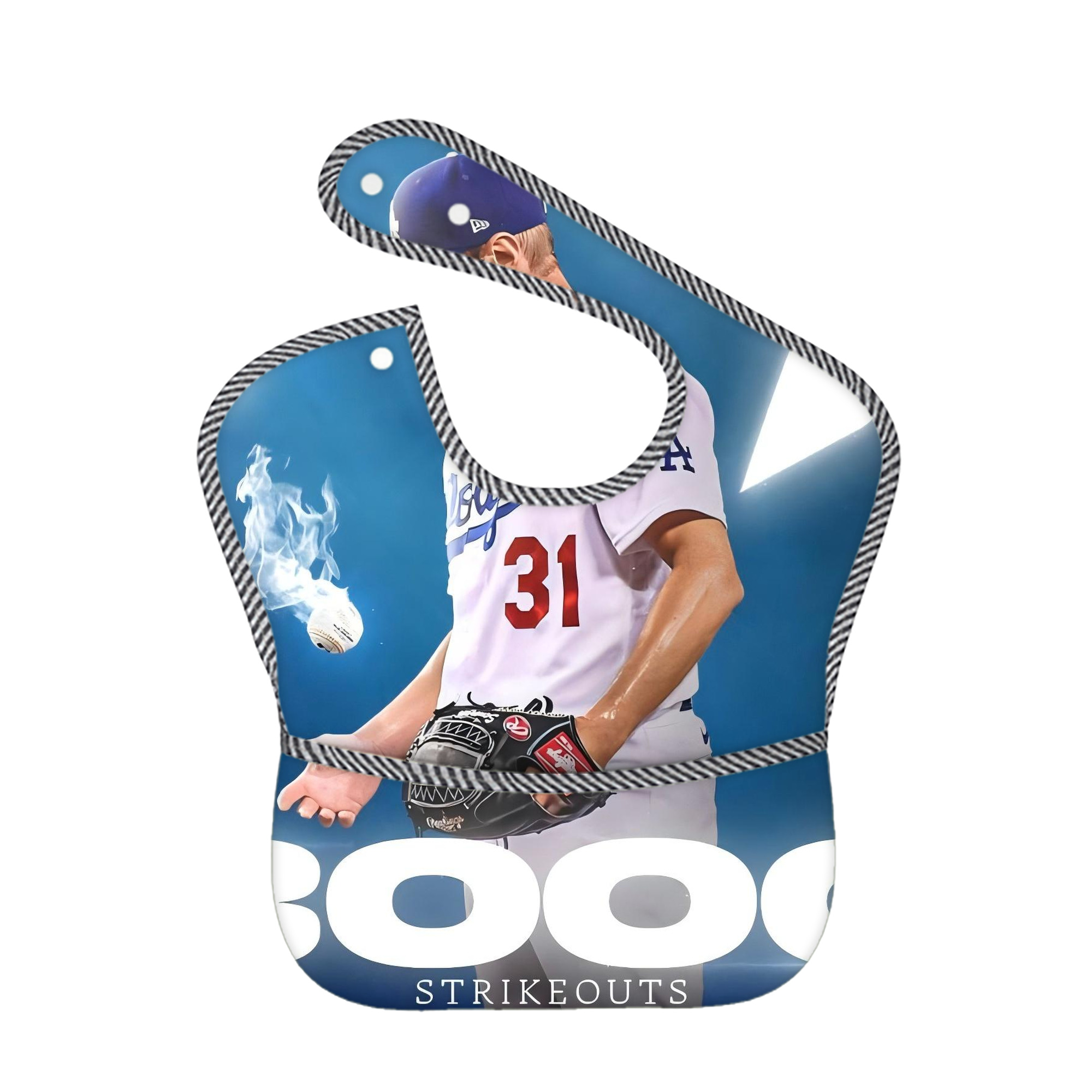  Adjustable Waterproof Toddler Bib – Full-Print Durable Polyester – Foldable Crumb Pocket – Easy Snap Closure – Soft