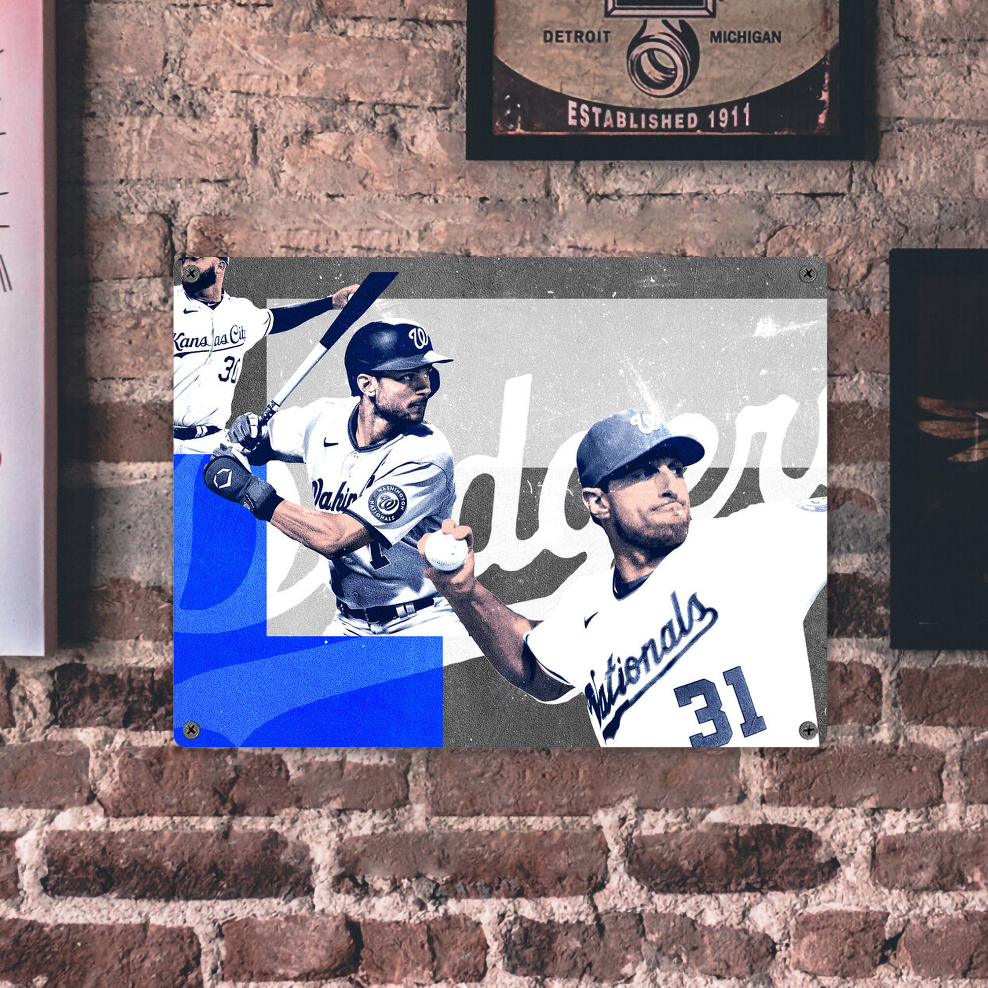  Vintage Metal Tin Sign 16x12 – Full-Print Iron Wall Decor – Durable, Fade-Resistant – Easy To Hang – Ideal For Home, Bar, Kitchen & Office Decor