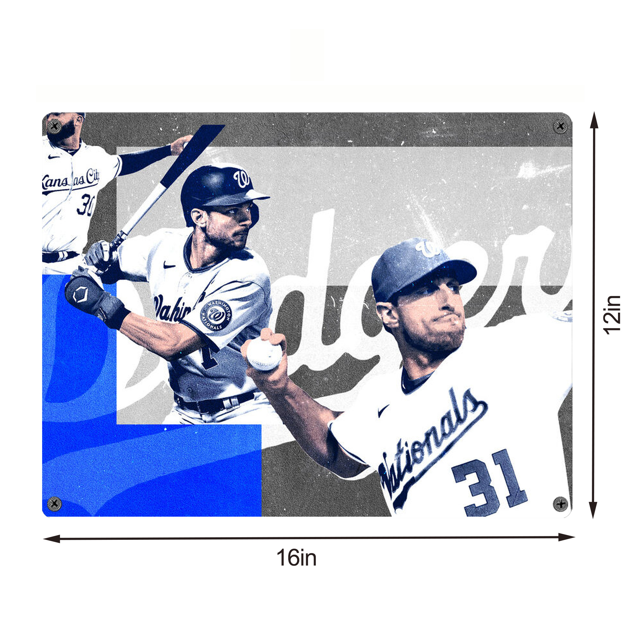  Vintage Metal Tin Sign 16x12 – Full-Print Iron Wall Decor – Durable, Fade-Resistant – Easy To Hang – Ideal For Home, Bar, Kitchen & Office Decor