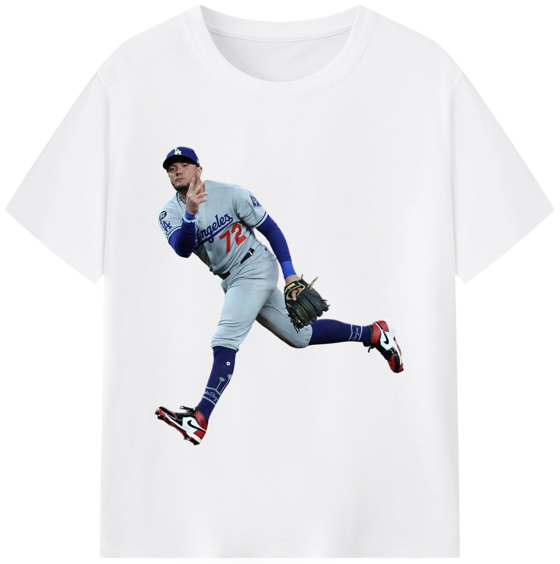  180g Cotton T-Shirt With Front Heat Transfer Print – Soft, Lightweight, Fitted Design – Comfortable Casual Wear For Sports & Everyday Use