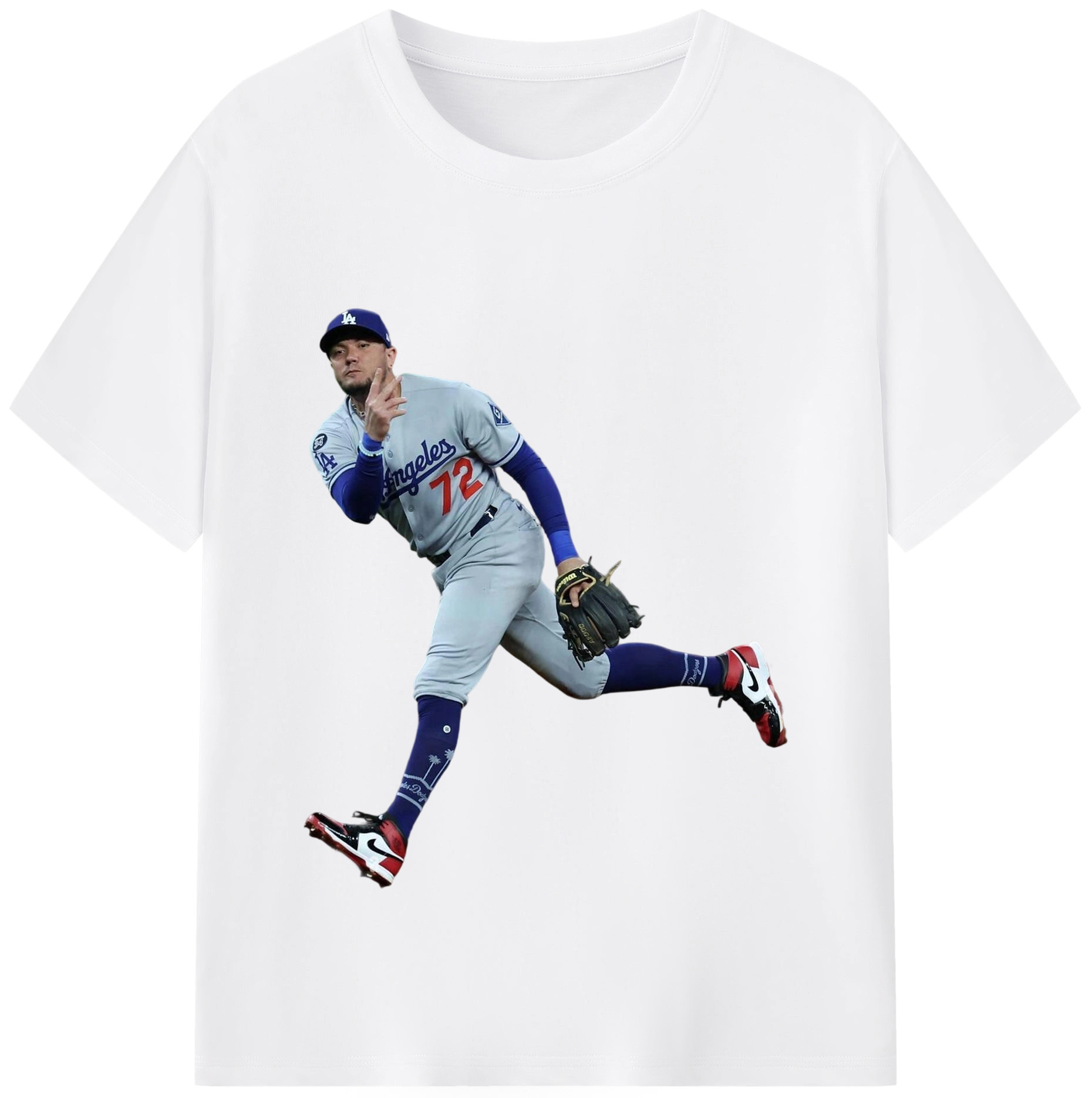  Combed Cotton T-Shirt 180g With Front Heat Transfer Print – Soft, Lightweight, Fitted Design – Stylish Casual Wear For Sports & Everyday Use