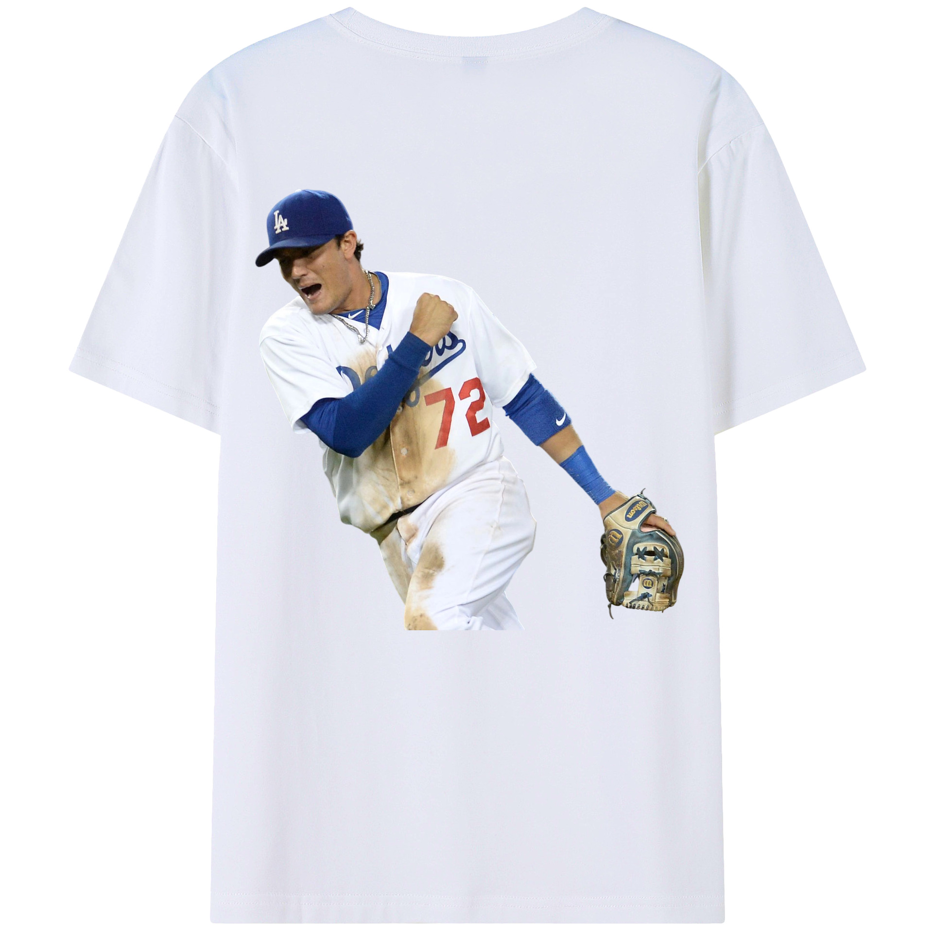  180g Combed Cotton T-Shirt With Back Heat Transfer Print – Soft, Lightweight, Fitted Design – Stylish Casual Wear For Sports & Everyday Use