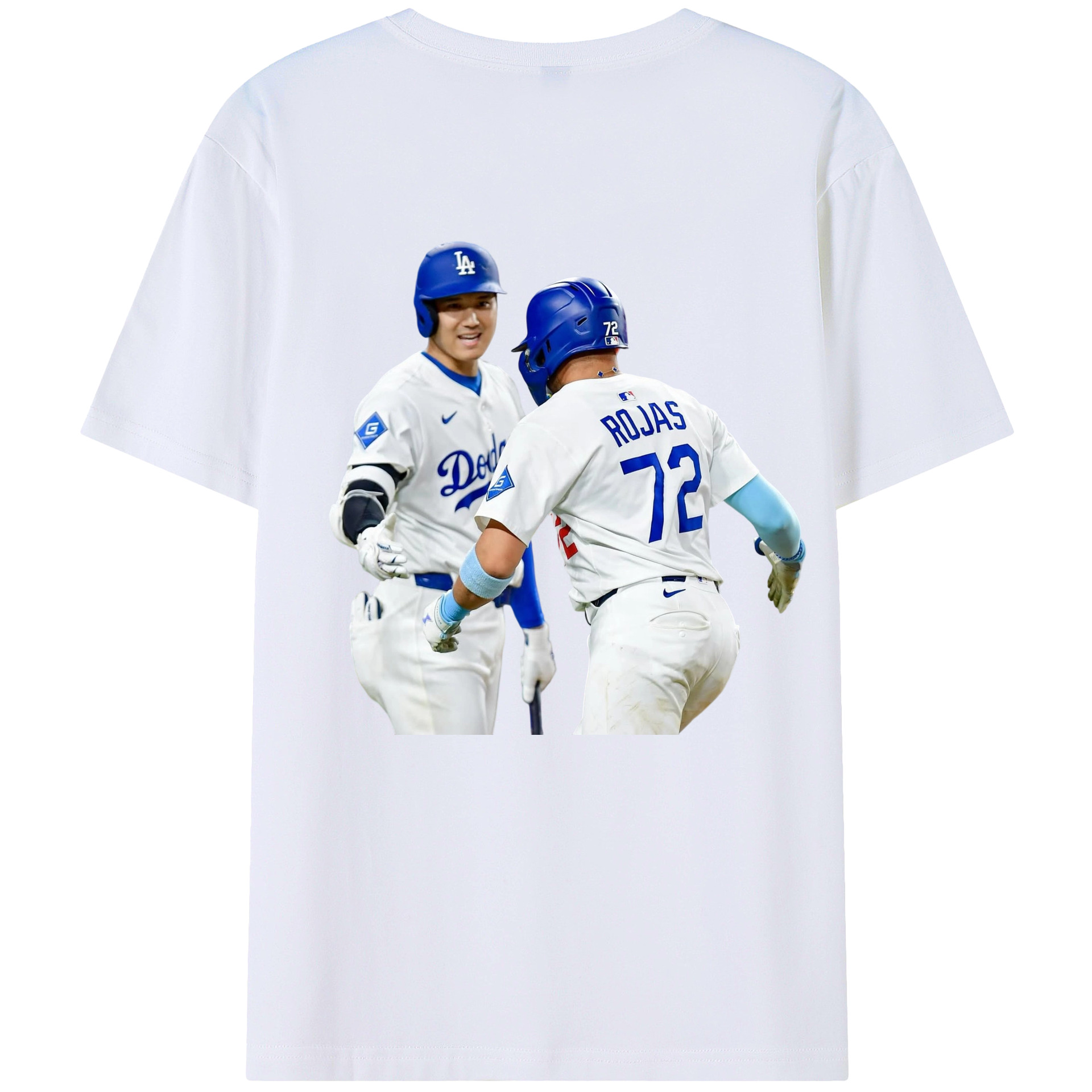  180g Combed Cotton T-Shirt With Back Heat Transfer Print – Soft, Lightweight, Fitted Design – Stylish Casual Wear For Sports & Everyday Use