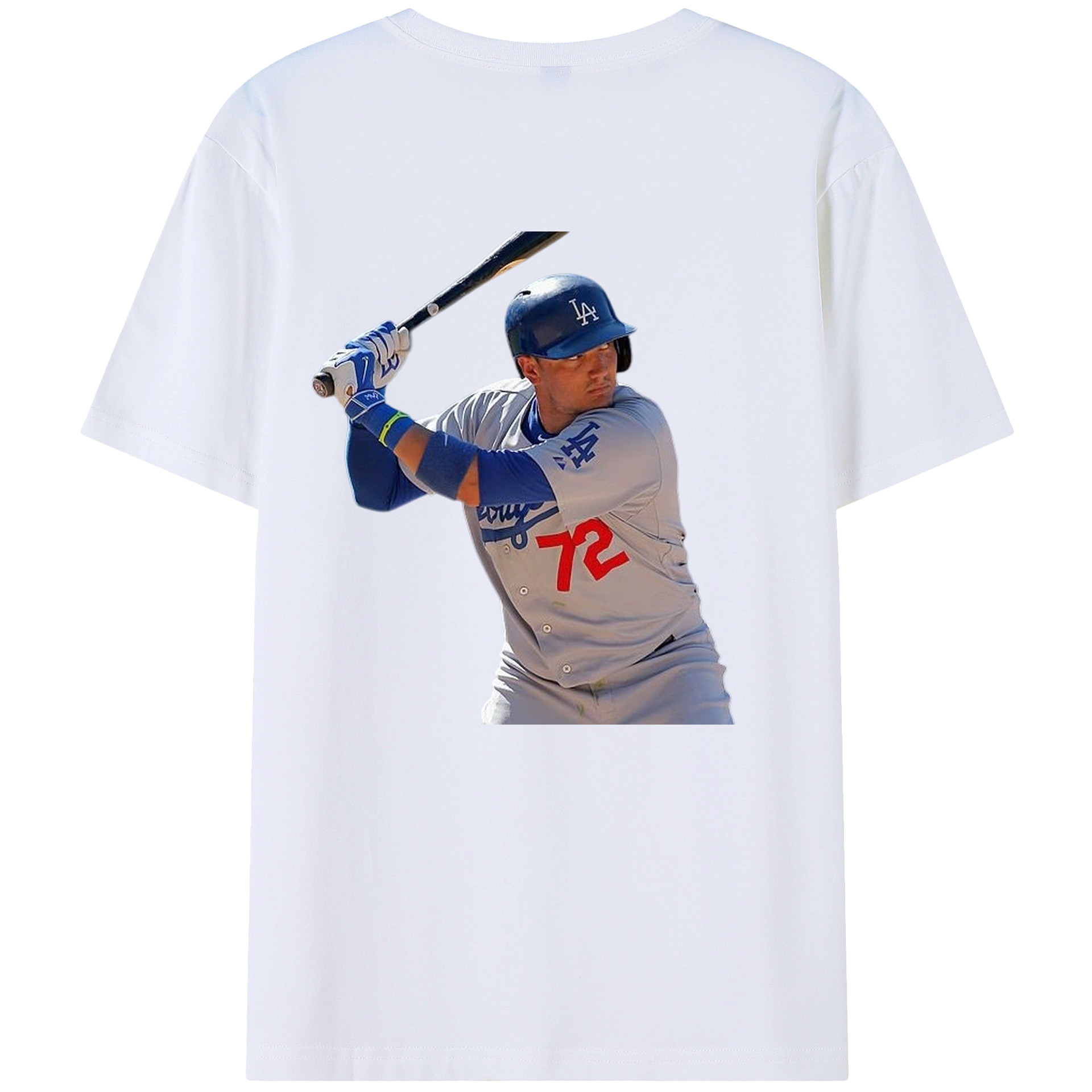  180g Combed Cotton T-Shirt With Back Heat Transfer Print – Soft, Lightweight, Fitted Design – Stylish Casual Wear For Sports & Everyday Use