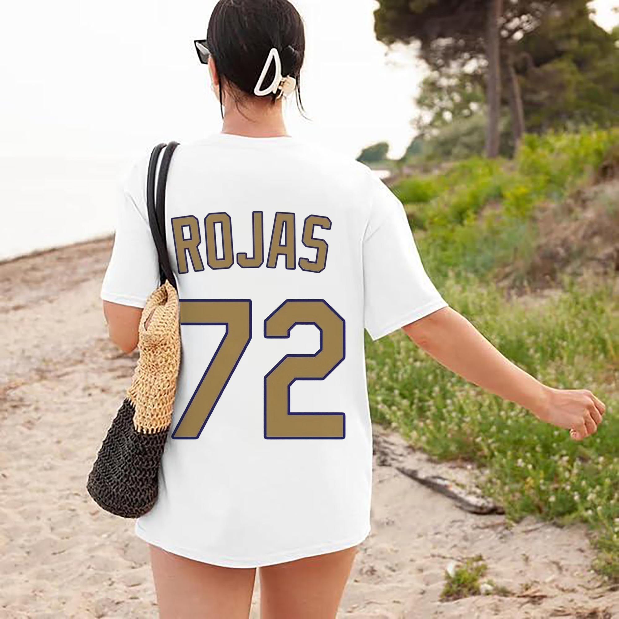  180g Combed Cotton T-Shirt With Back Heat Transfer Print – Soft, Lightweight, Fitted Design – Stylish Casual Wear For Sports & Everyday Use