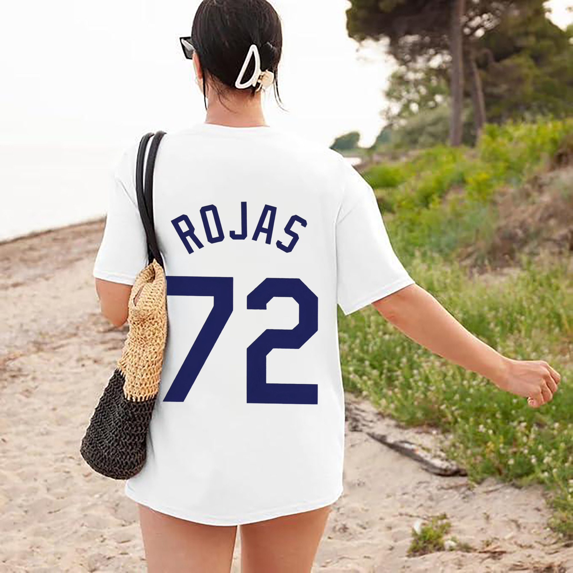  180g Combed Cotton T-Shirt With Back Heat Transfer Print – Soft, Lightweight, Fitted Design – Stylish Casual Wear For Sports & Everyday Use