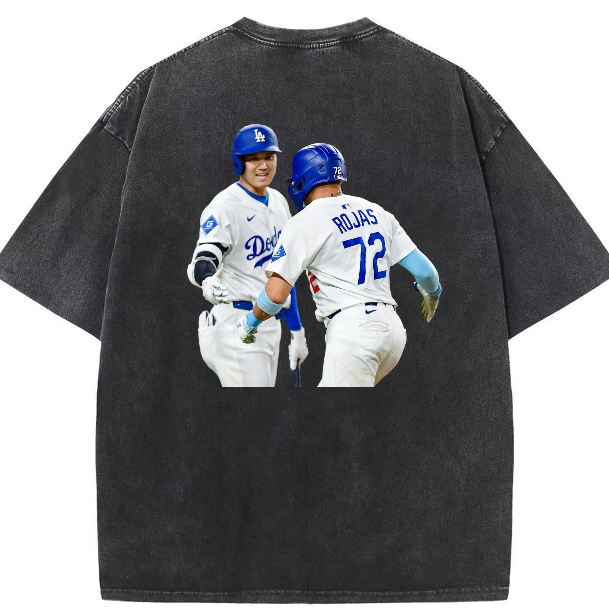  Washed Vintage 230g Cotton Oversized T-Shirt With Back Heat Transfer Print – Soft, Lightweight & Stylish – Comfortable Casual Wear For Sports & Everyday Use