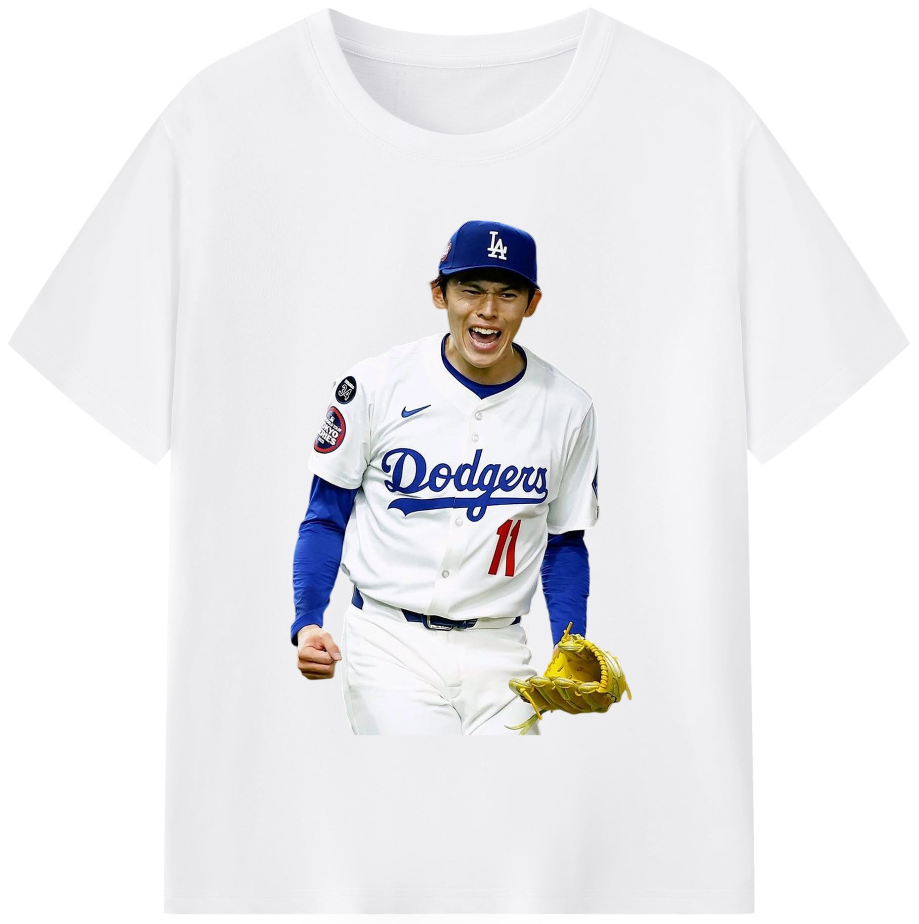  180g Cotton T-Shirt With Front Heat Transfer Print – Soft, Lightweight, Fitted Design – Comfortable Casual Wear For Sports & Everyday Use