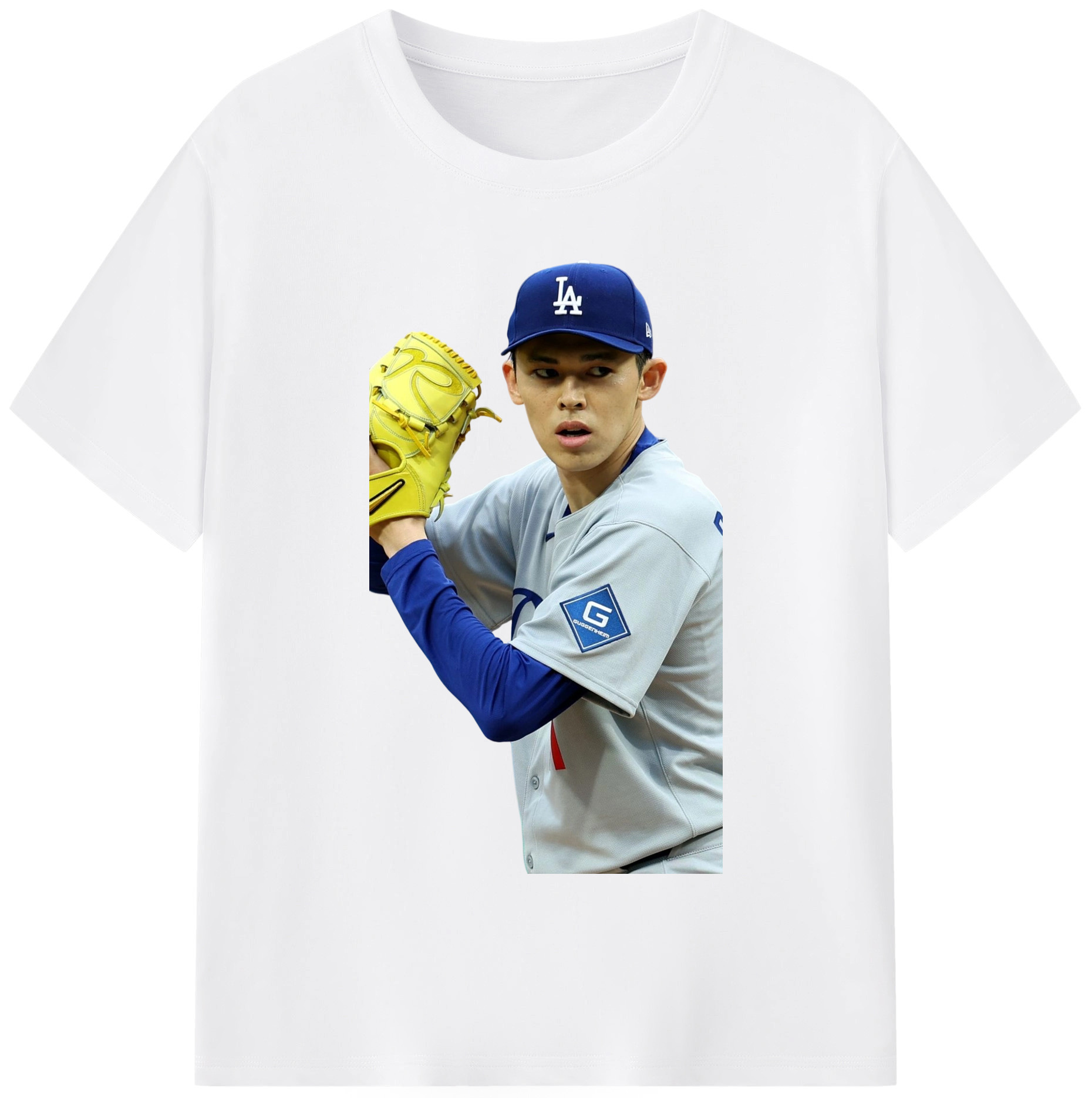  180g Cotton T-Shirt With Front Heat Transfer Print – Soft, Lightweight, Fitted Design – Comfortable Casual Wear For Sports & Everyday Use