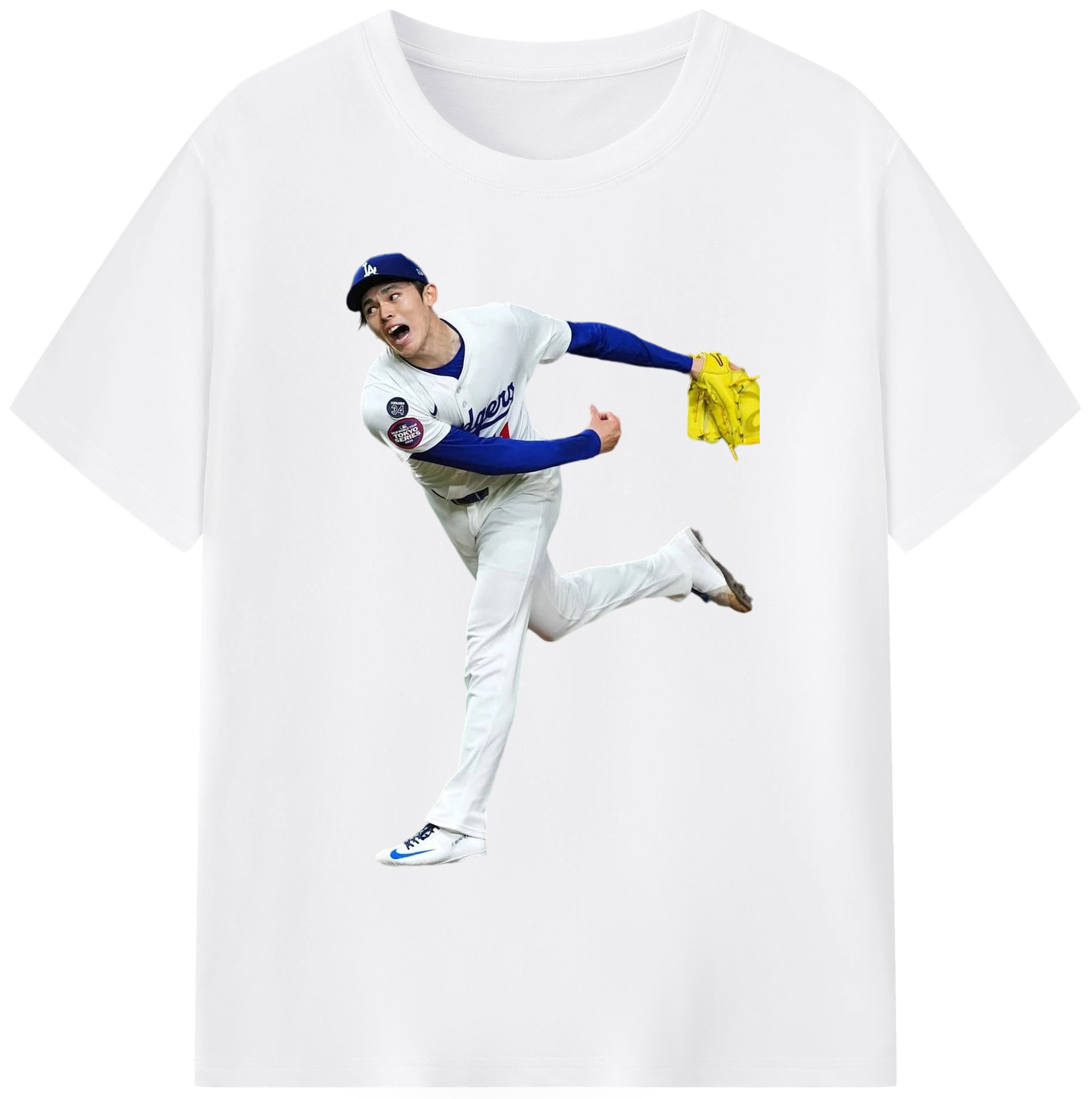  180g Cotton T-Shirt With Front Heat Transfer Print – Soft, Lightweight, Fitted Design – Comfortable Casual Wear For Sports & Everyday Use