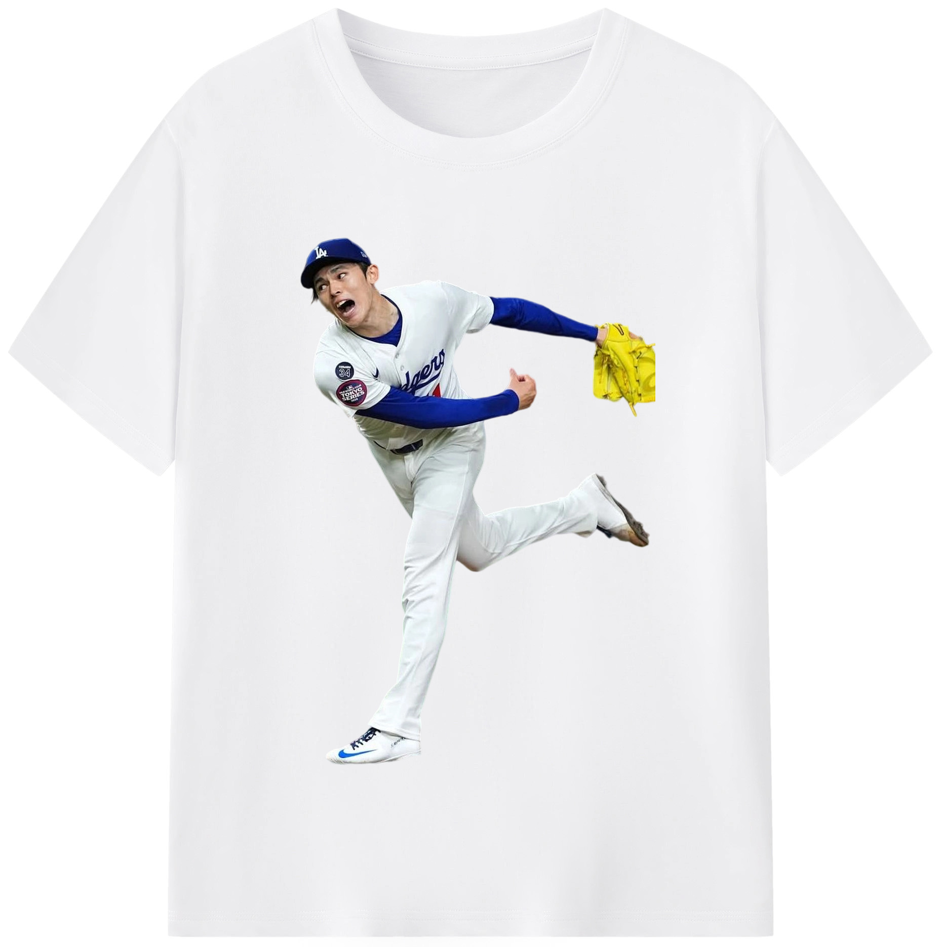  Combed Cotton T-Shirt 180g With Front Heat Transfer Print – Soft, Lightweight, Fitted Design – Stylish Casual Wear For Sports & Everyday Use