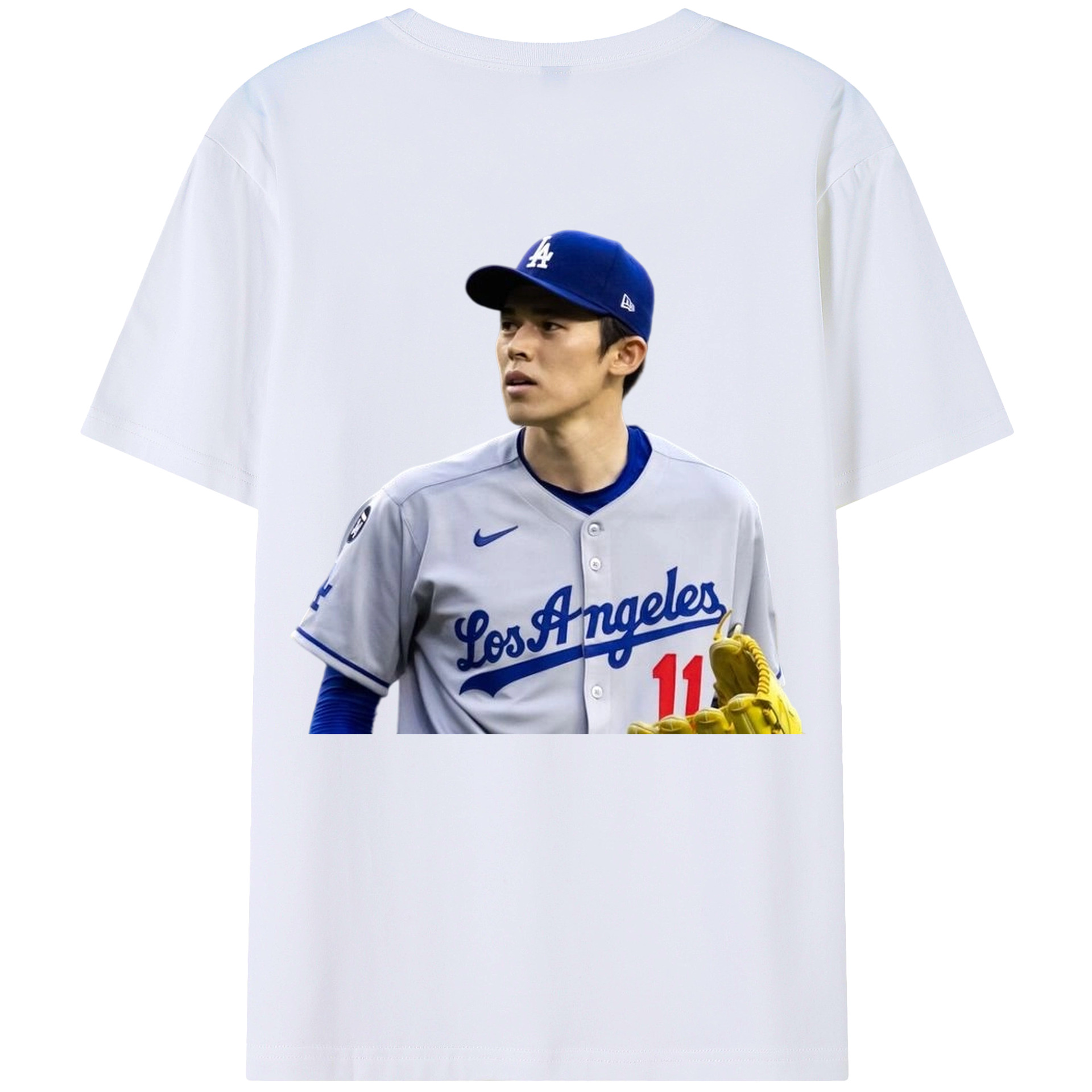  180g Combed Cotton T-Shirt With Back Heat Transfer Print – Soft, Lightweight, Fitted Design – Stylish Casual Wear For Sports & Everyday Use