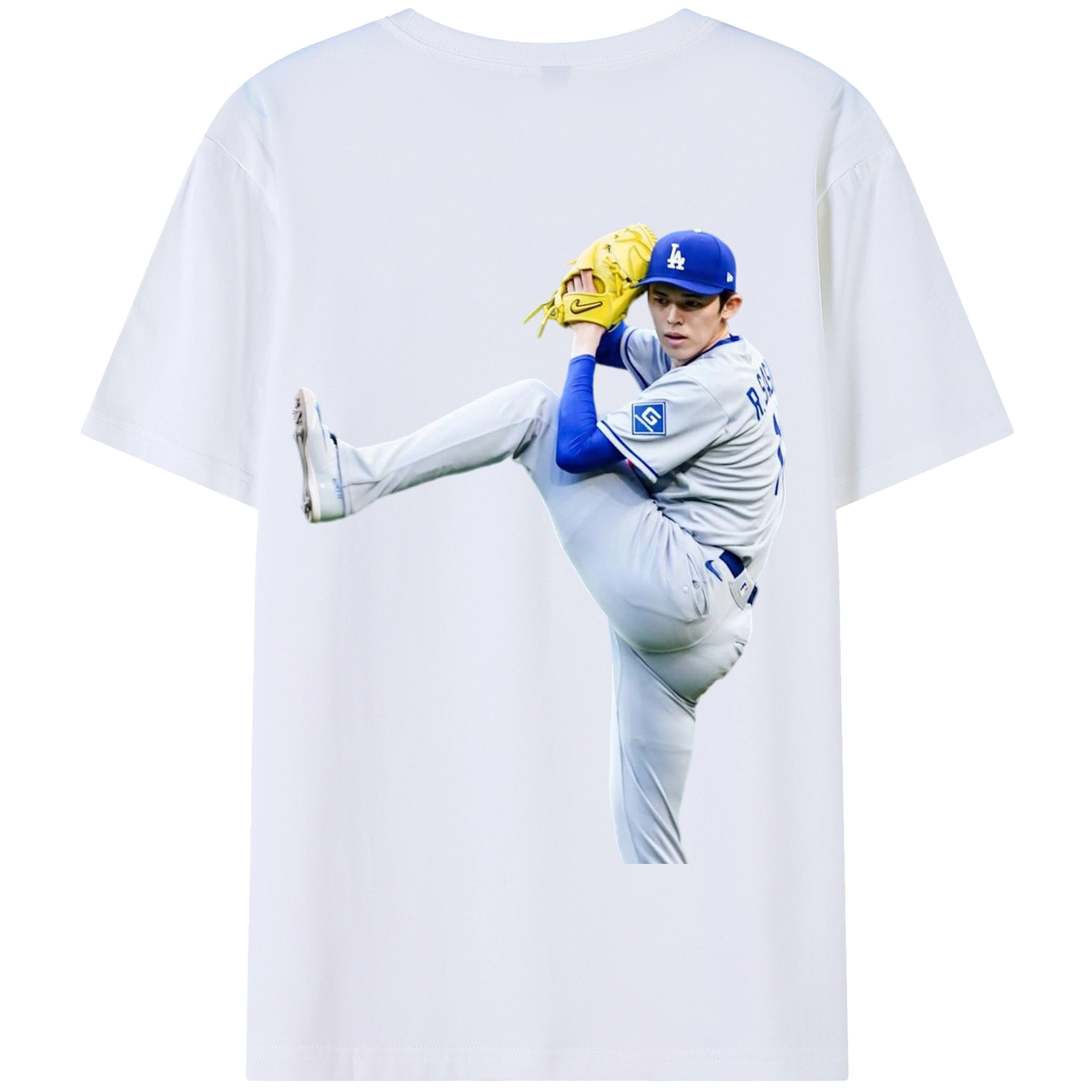  180g Combed Cotton T-Shirt With Back Heat Transfer Print – Soft, Lightweight, Fitted Design – Stylish Casual Wear For Sports & Everyday Use