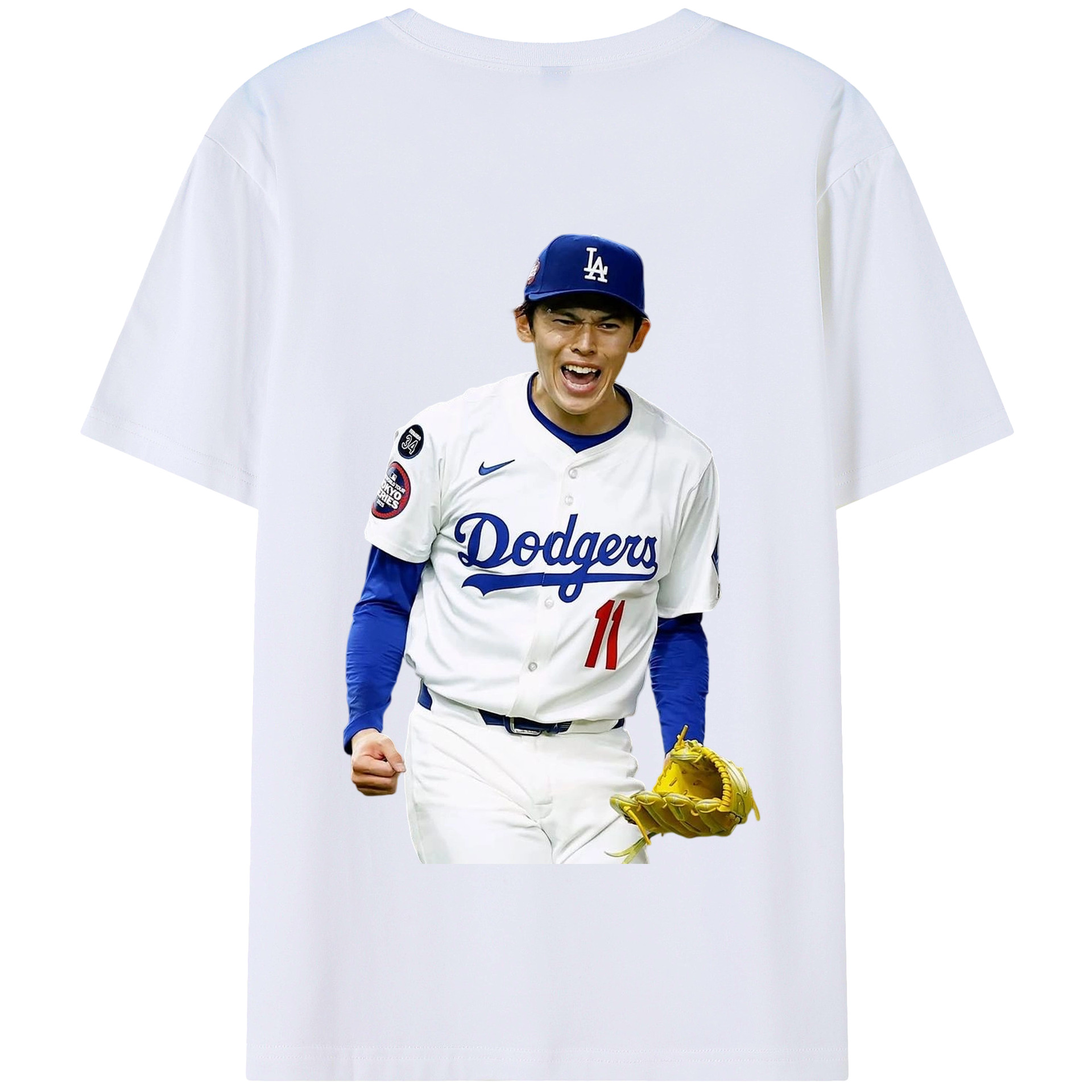  180g Combed Cotton T-Shirt With Back Heat Transfer Print – Soft, Lightweight, Fitted Design – Stylish Casual Wear For Sports & Everyday Use